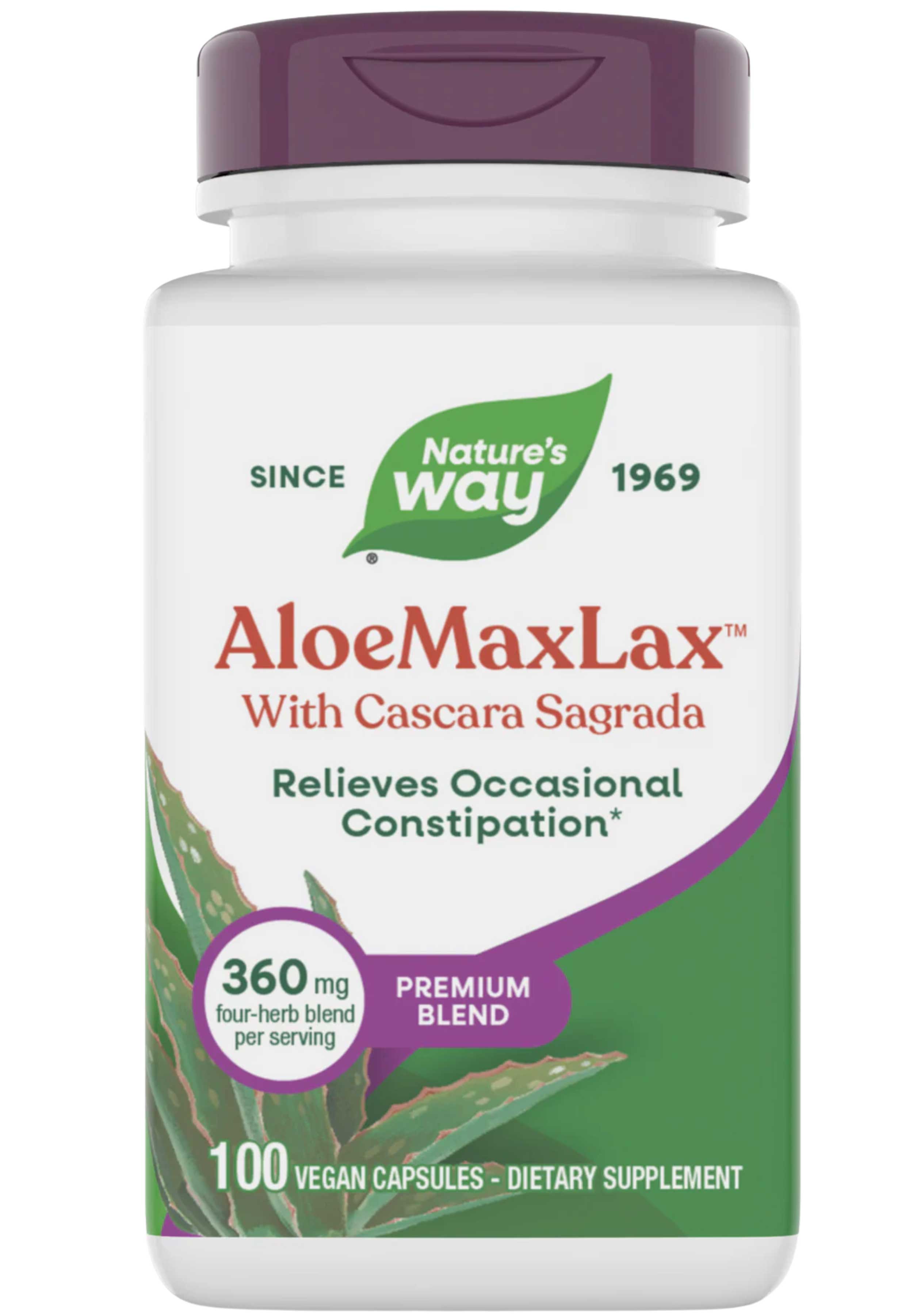 Nature's Way AloeMaxLax with Cascara Sagrada