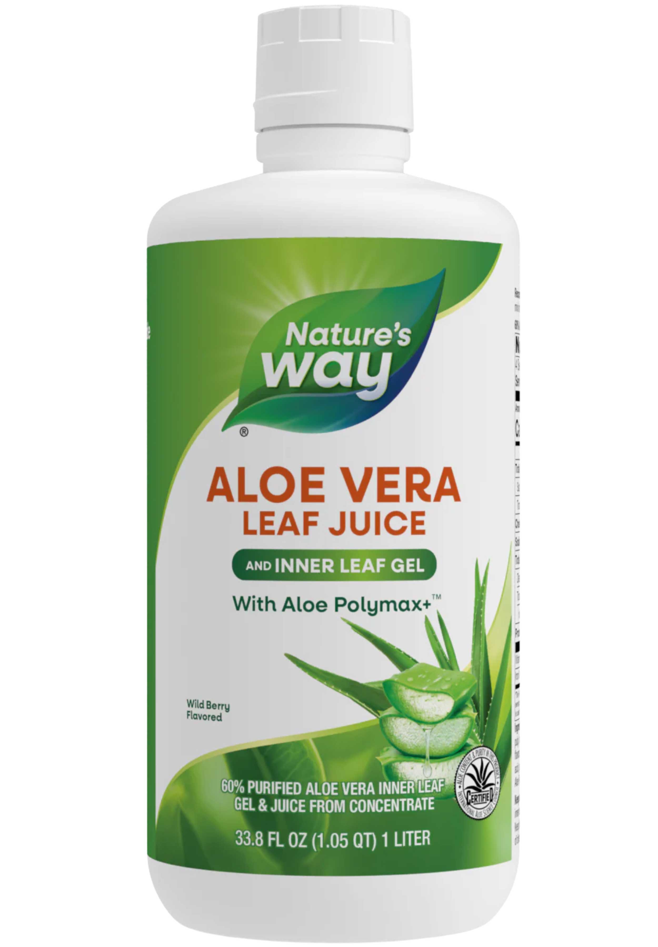 Nature's Way Aloe Vera Leaf Juice and Inner Leaf Gel