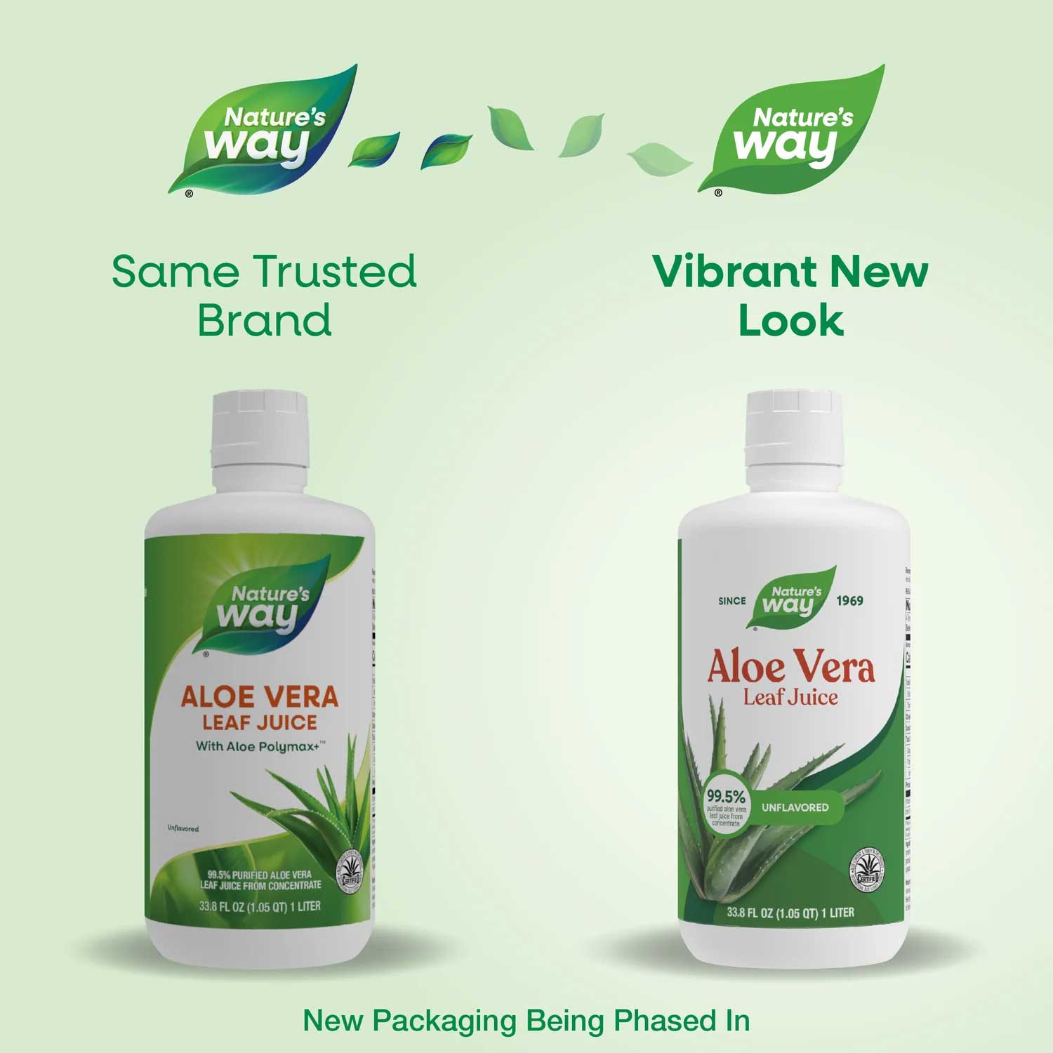 Nature's Way Aloe Vera Leaf Juice New Look
