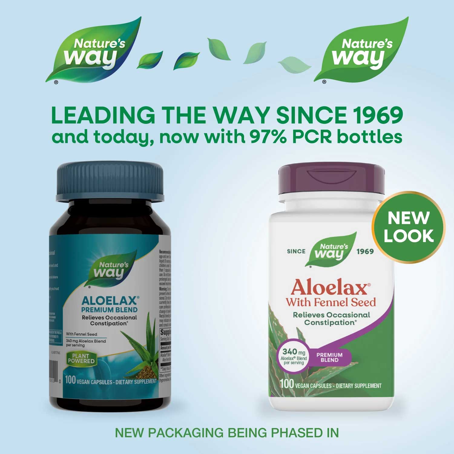 Nature's Way Aloelax with Fennel Seed (Premium Blend) New Look