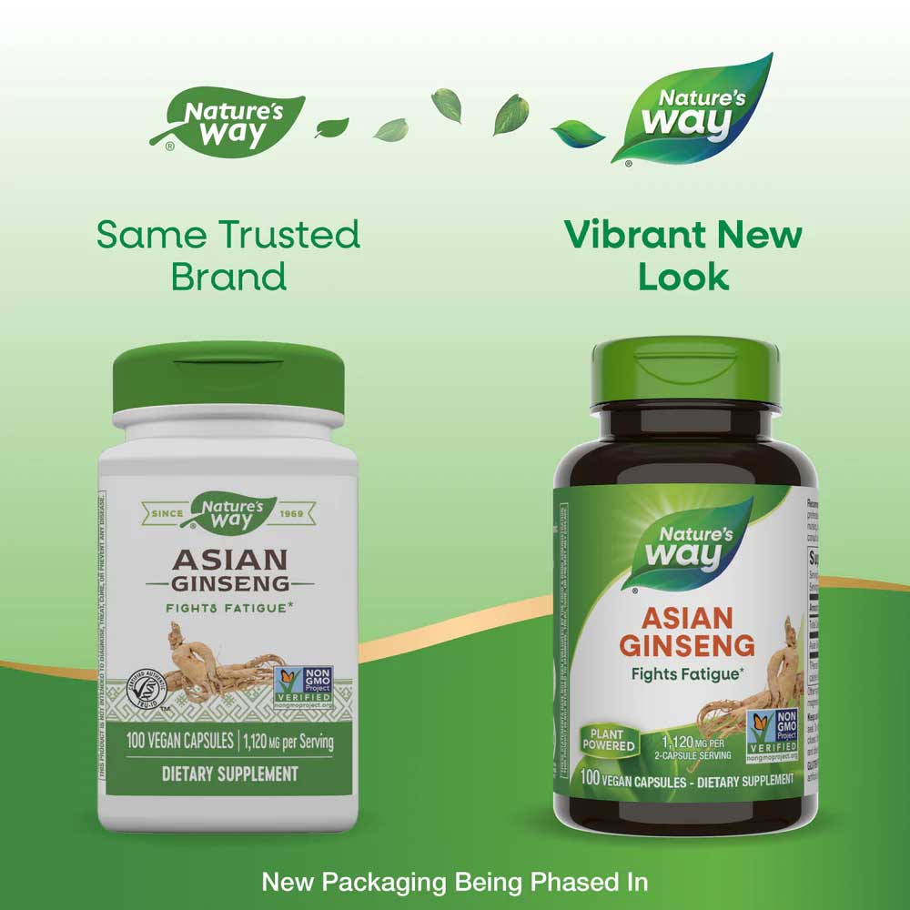 Nature's Way Asian Ginseng New Look