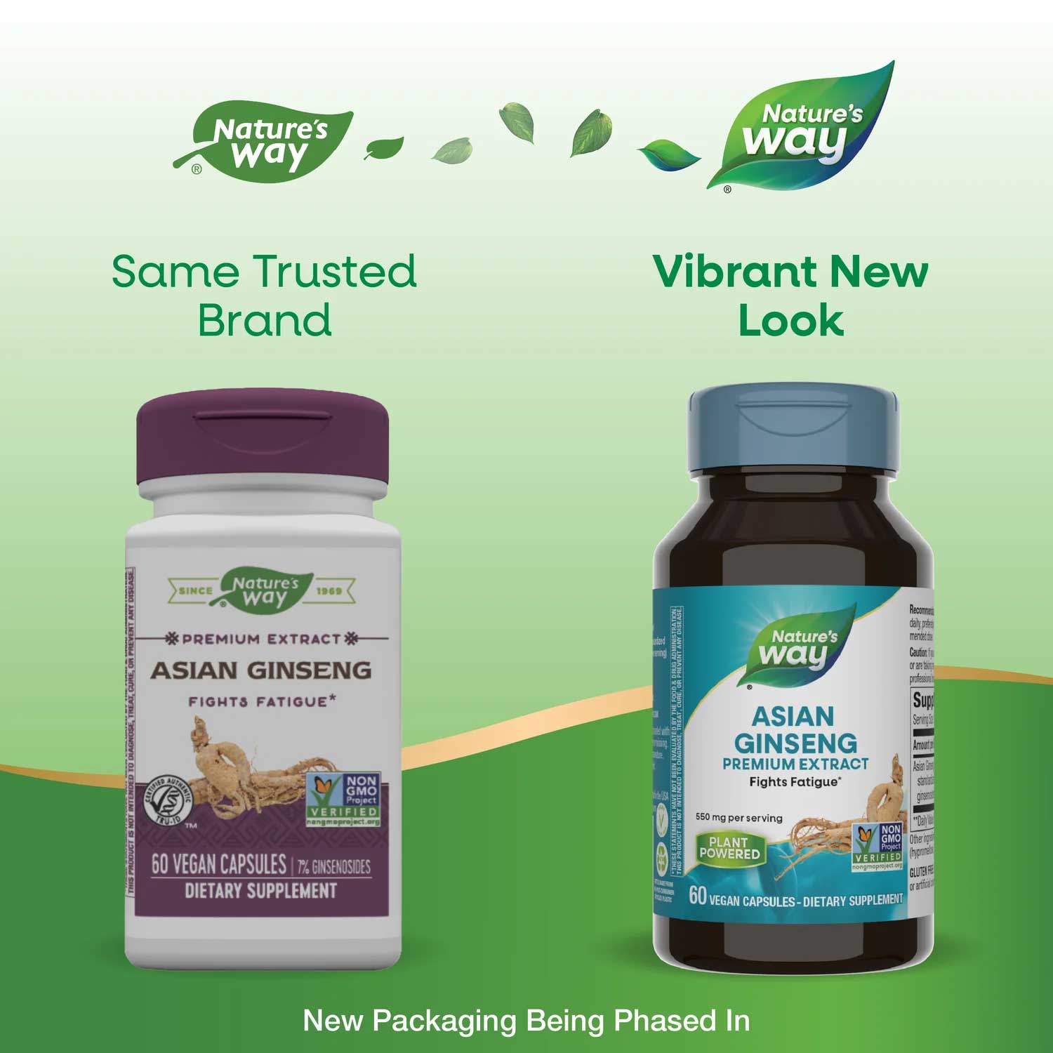 Nature's Way Asian Ginseng (Premium Extract) New Look