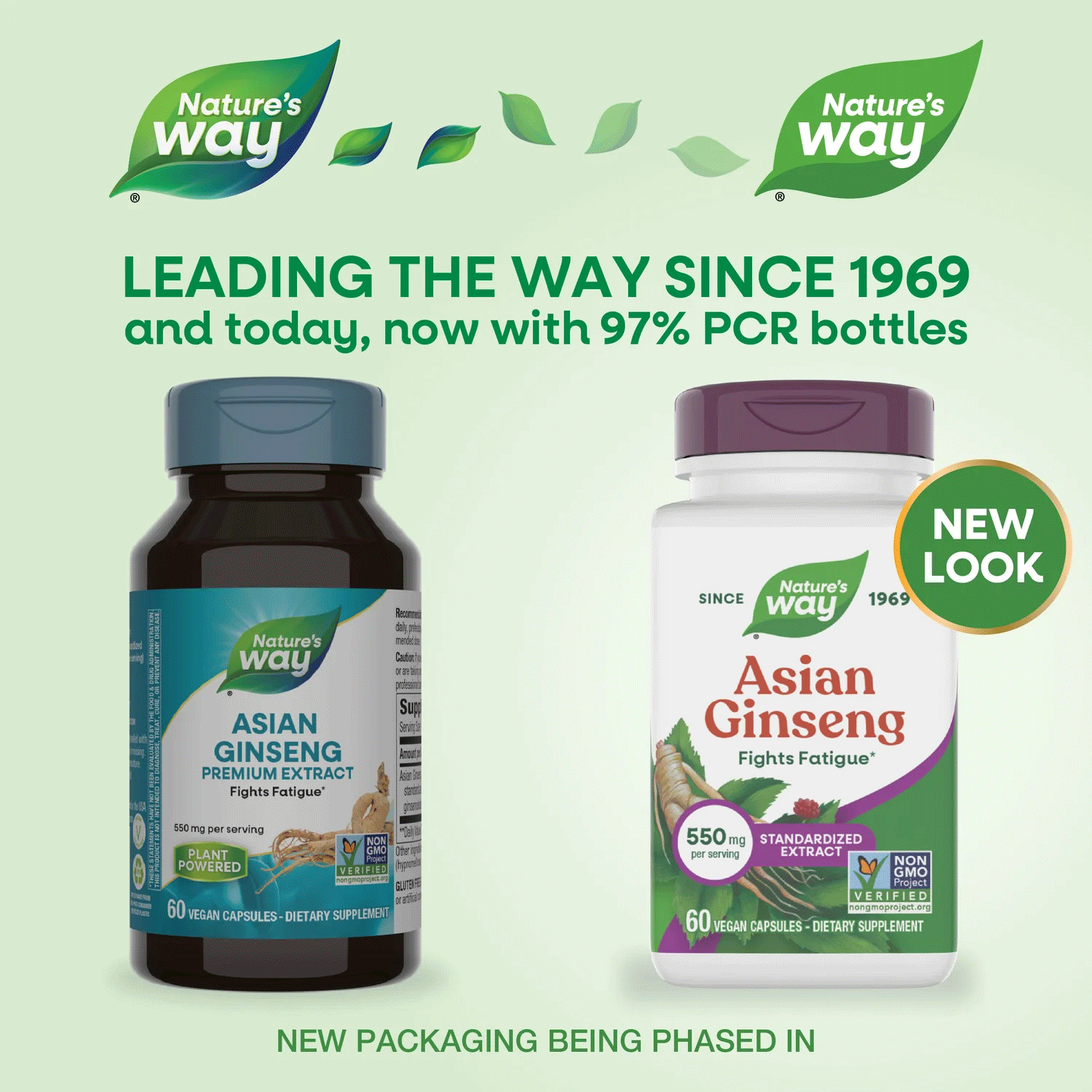 Nature's Way Asian Ginseng (Standardized Extract) New Look