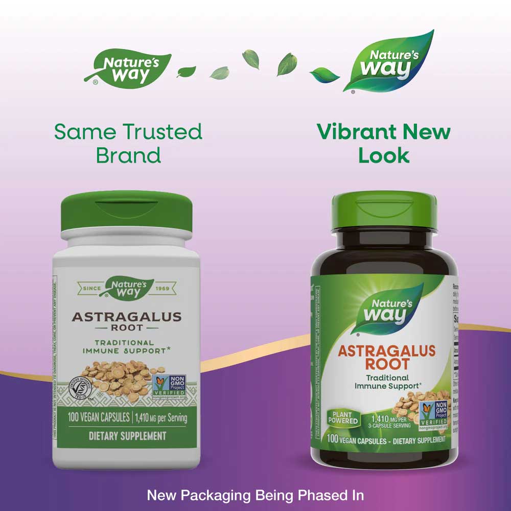 Nature's Way Astragalus Root New Look