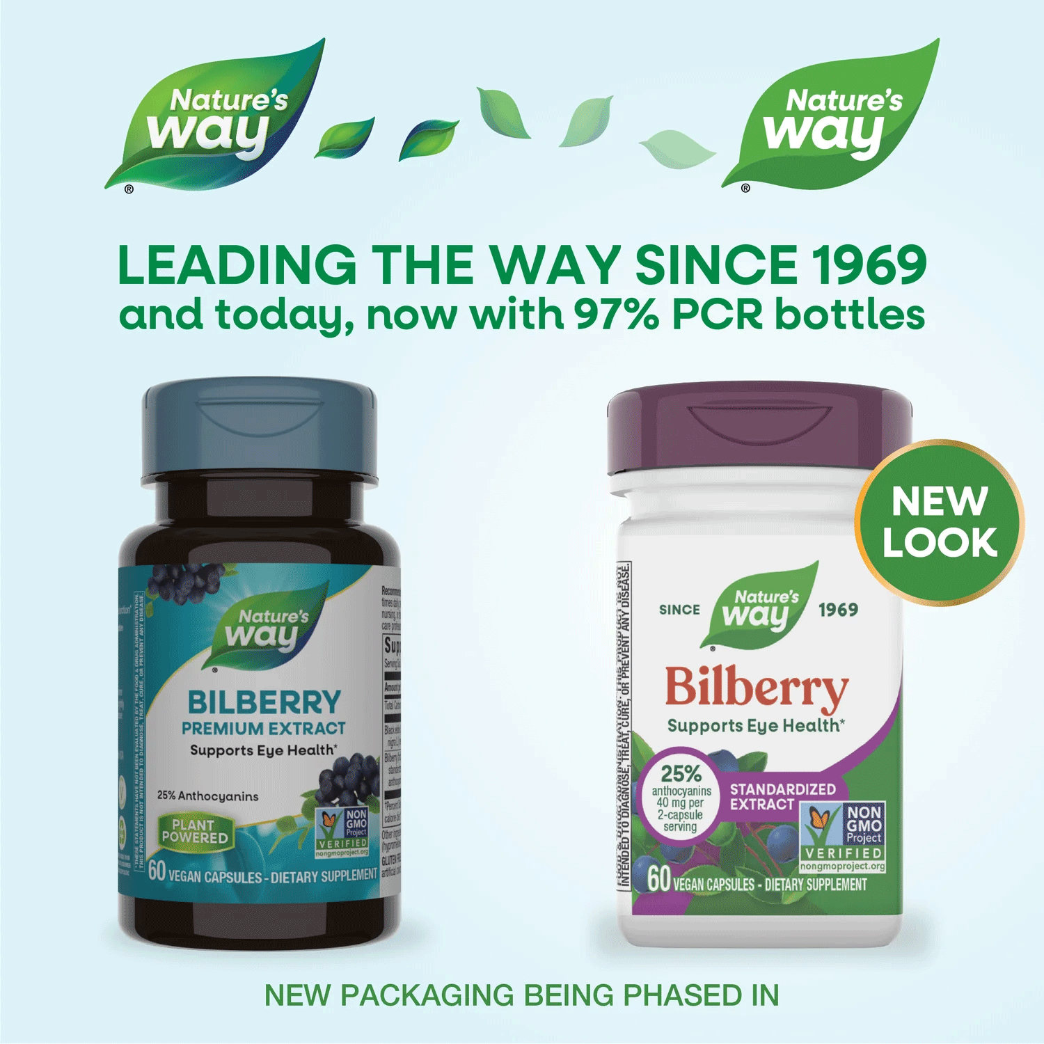 Nature's Way Bilberry Standardized Extract New Look
