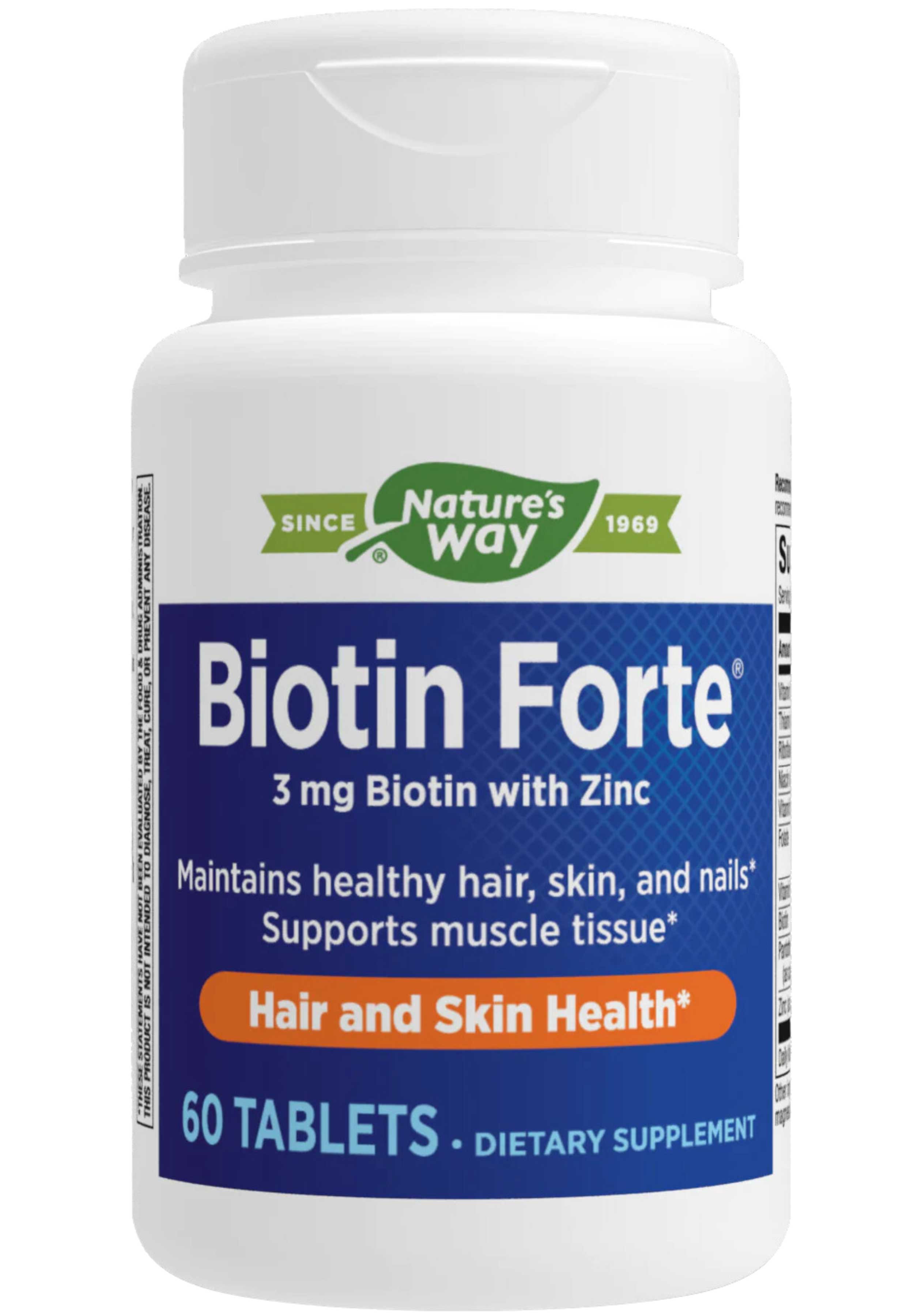 Nature's Way Biotin Forte with Zinc