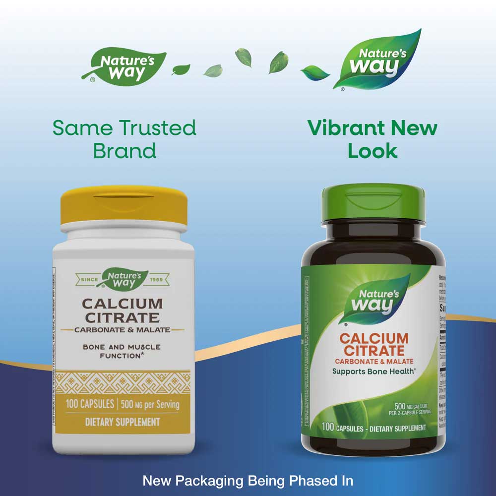 Nature's Way Calcium Citrate New Look