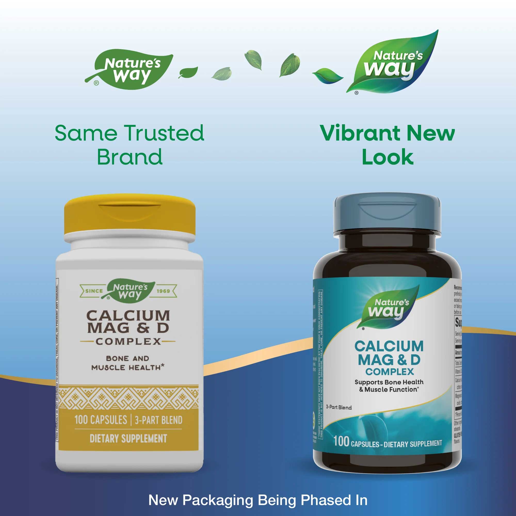 Nature's Way Calcium Mag & D Complex New Look