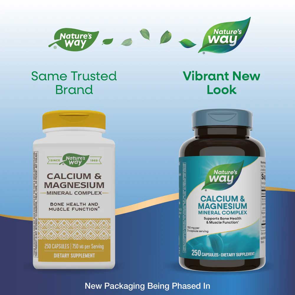 Nature's Way Calcium & Magnesium New Look