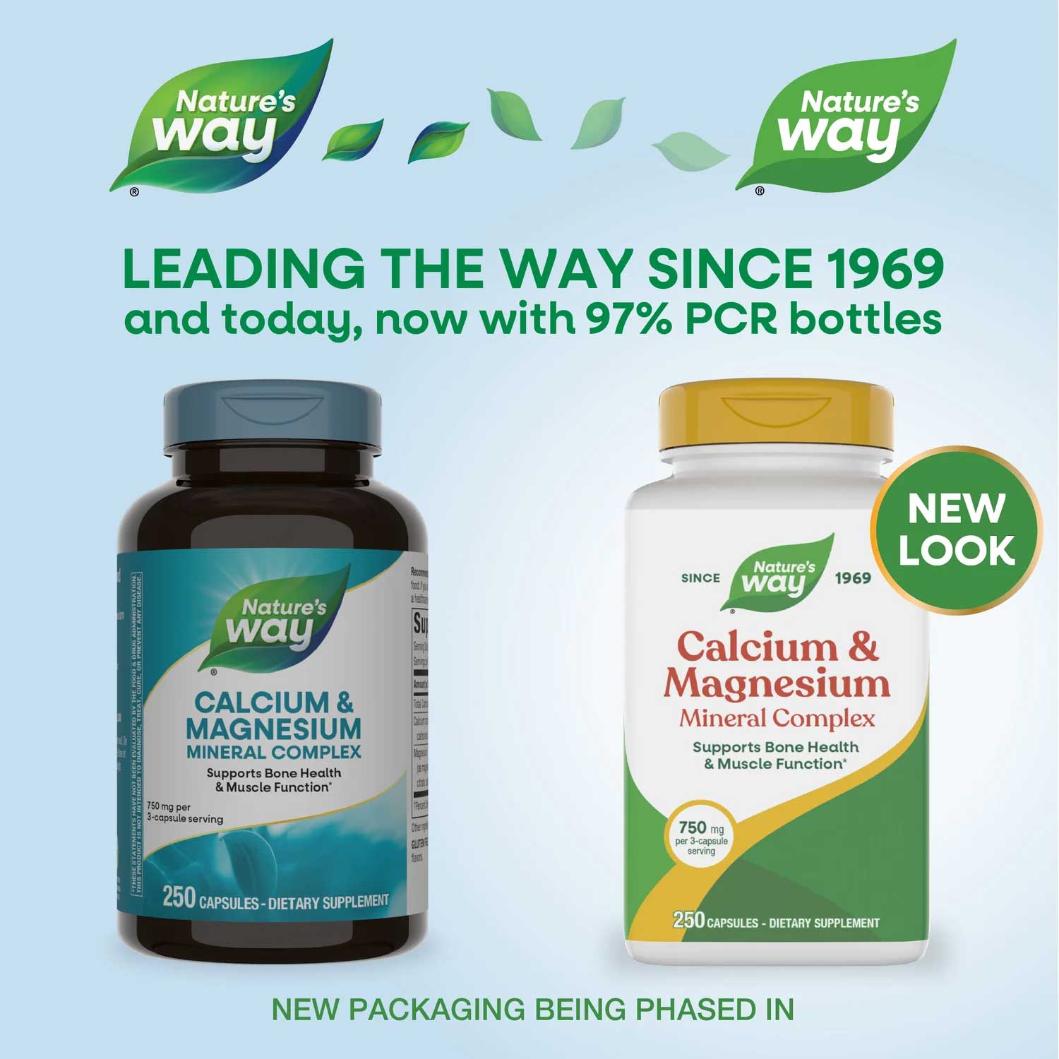 Nature's Way Calcium & Magnesium New Look