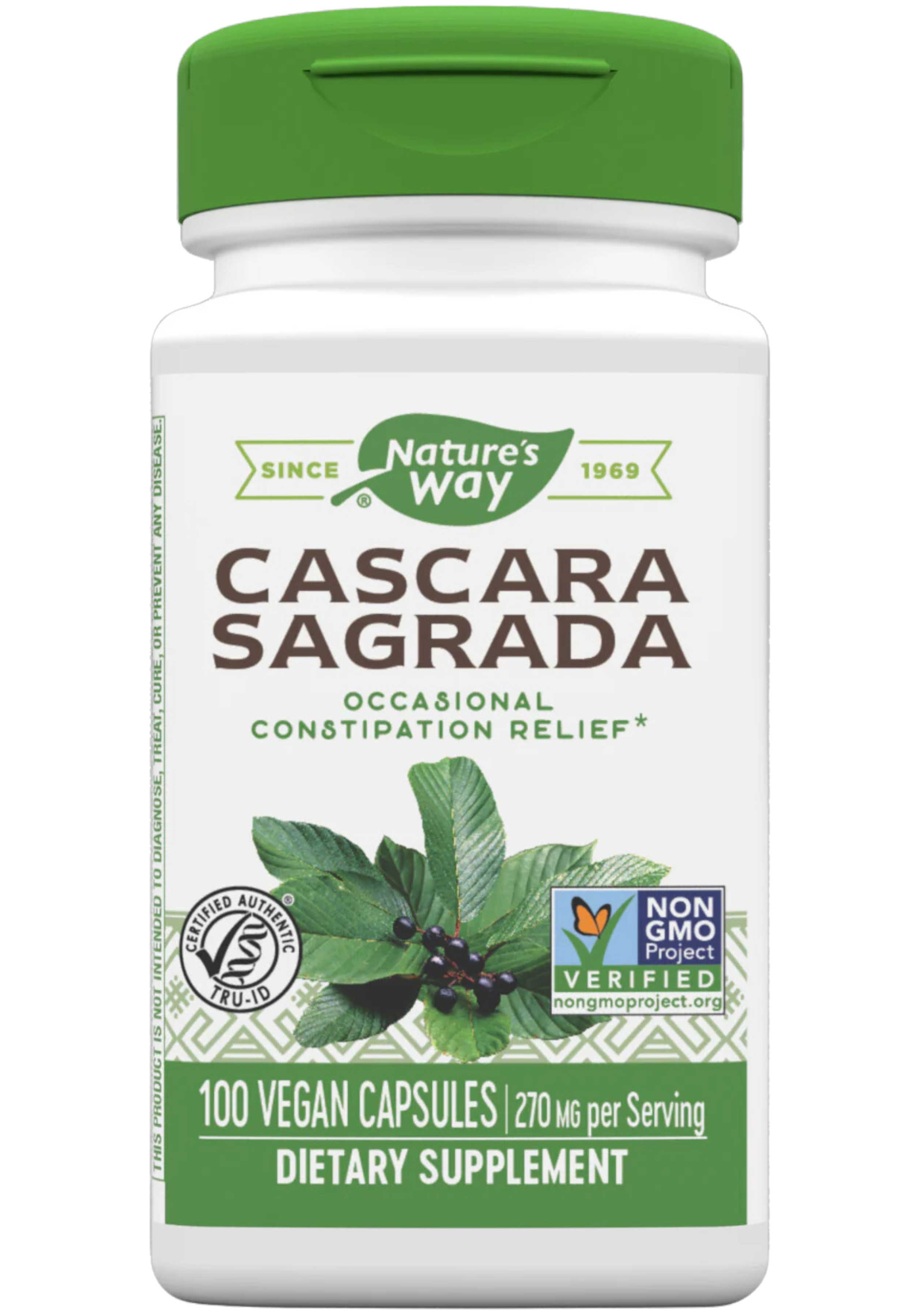 Nature's Way Cascara Sagrada (100 Veg Capsules)