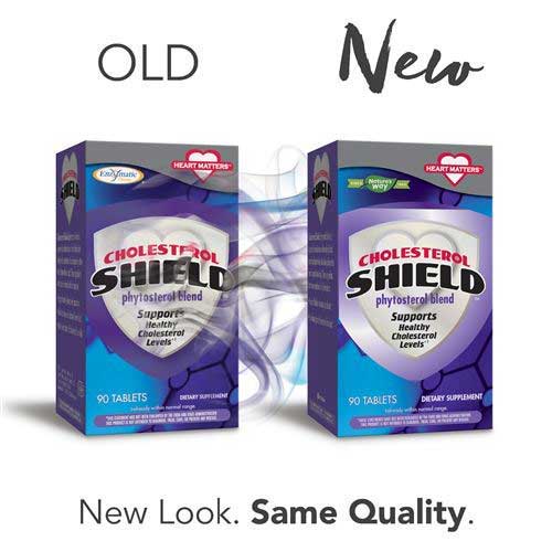 Nature's Way Cholesterol Shield (Formerly Enzymatic Therapy Cholesterol Shield) New Look