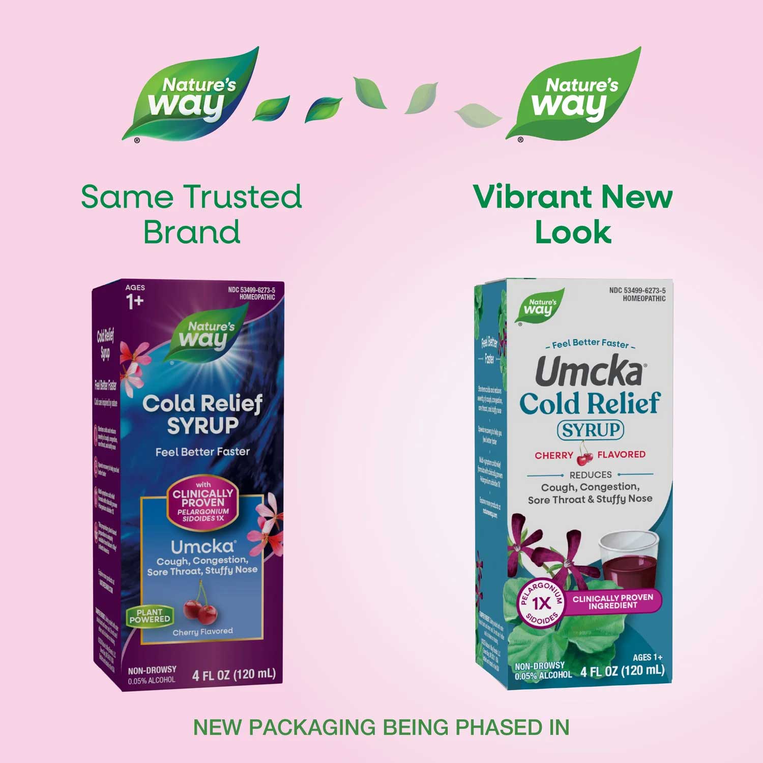 Nature's Way Cold Relief (Formerly Umcka ColdCare) Syrup (Cherry) New Look