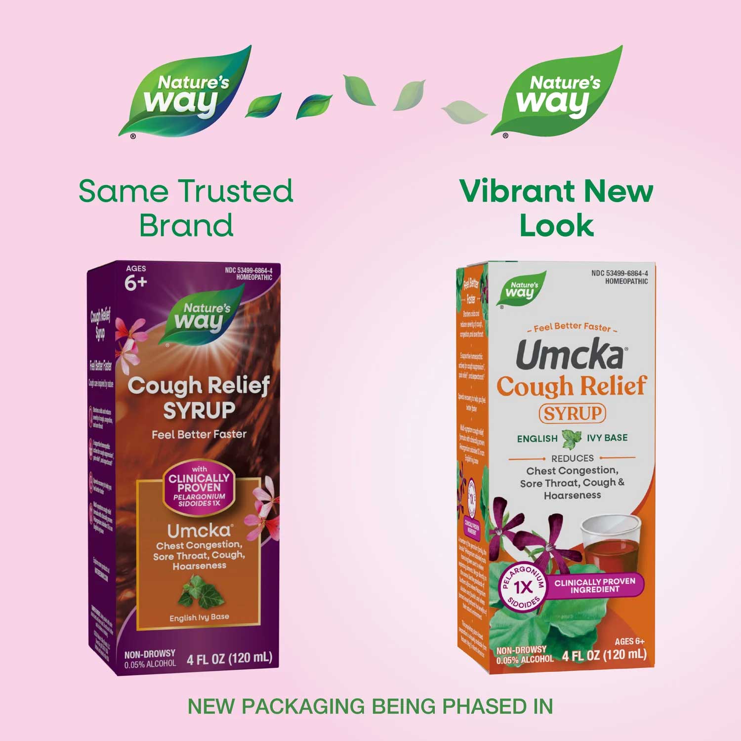 Nature's Way Cough Relief Syrup New Look