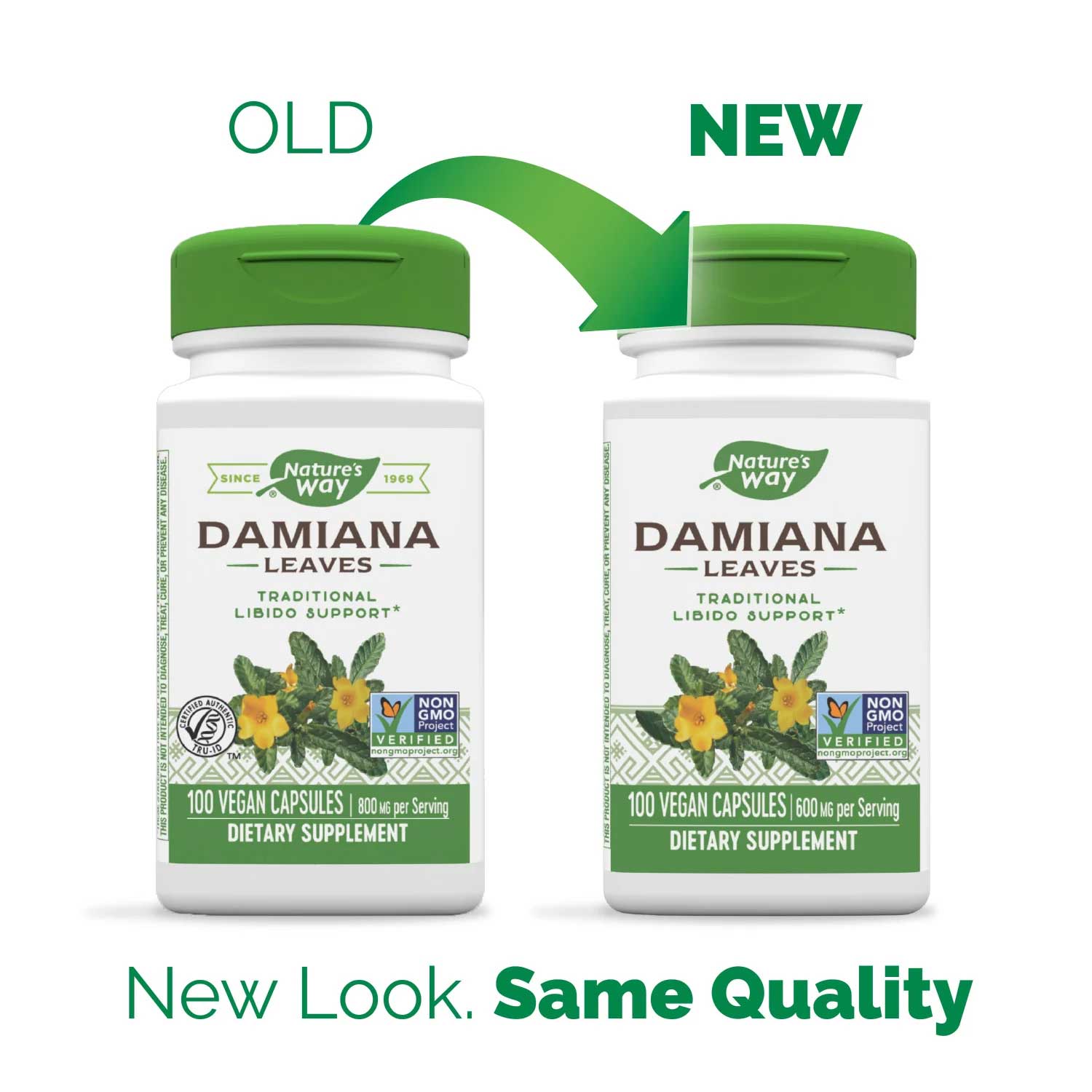 Nature's Way Damiana Leaves New Look