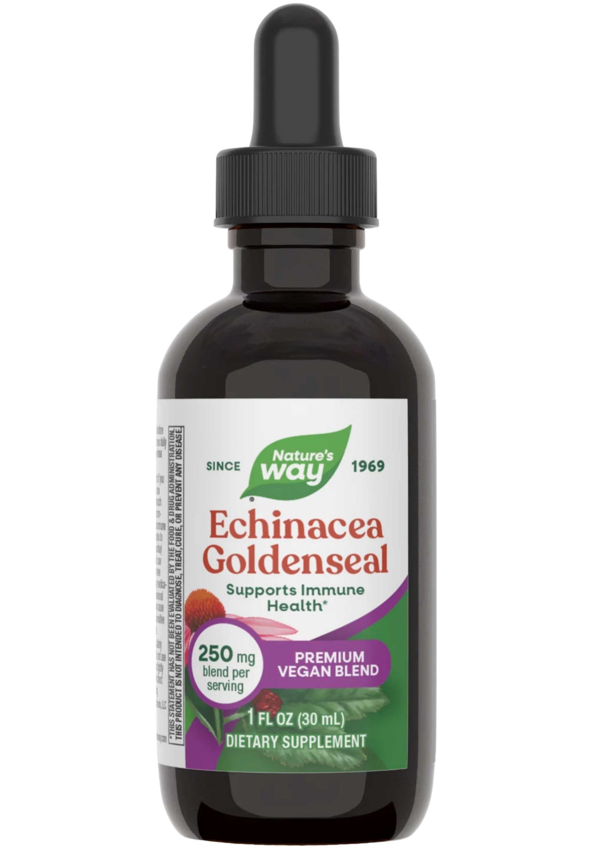 Nature's Way Echinacea Goldenseal Premium Vegan Blend Drops
