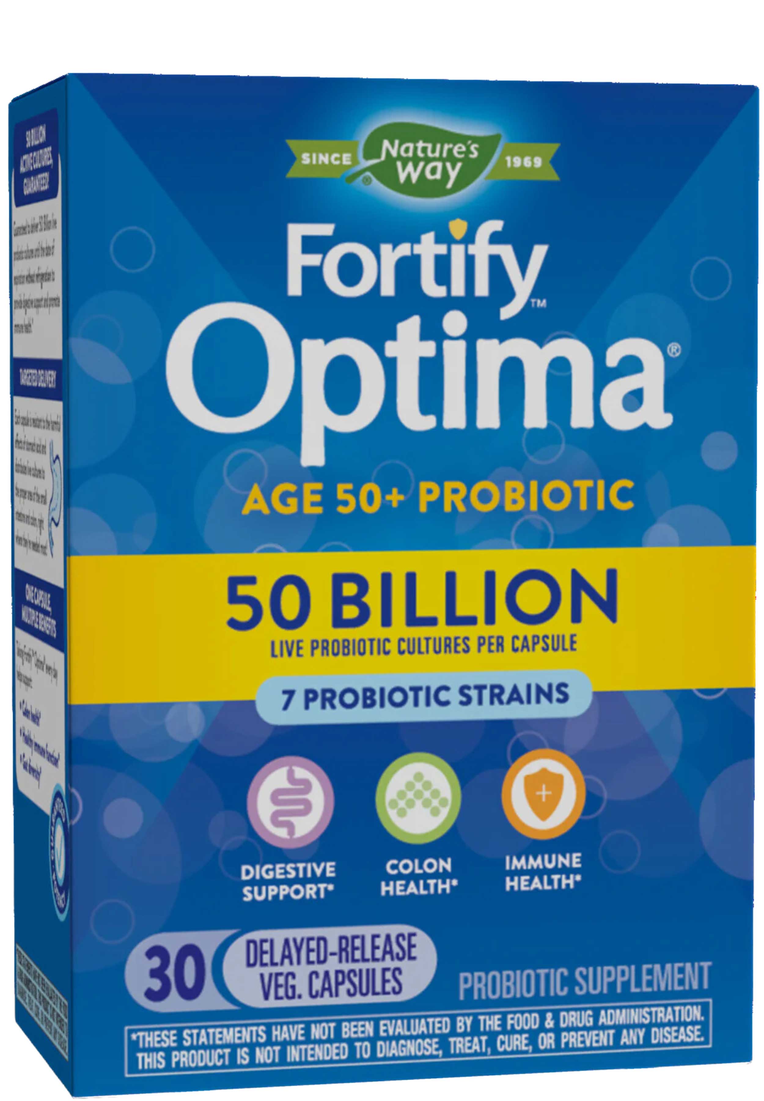 Nature's Way Fortify Optima Adult 50+ 50 Billion Probiotic