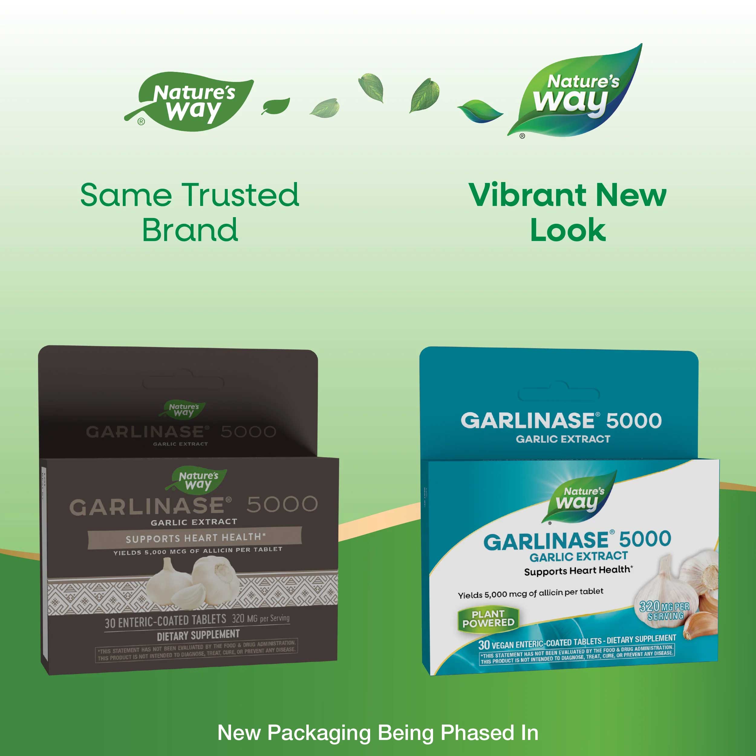 Nature's Way Garlinase 5000 New Look