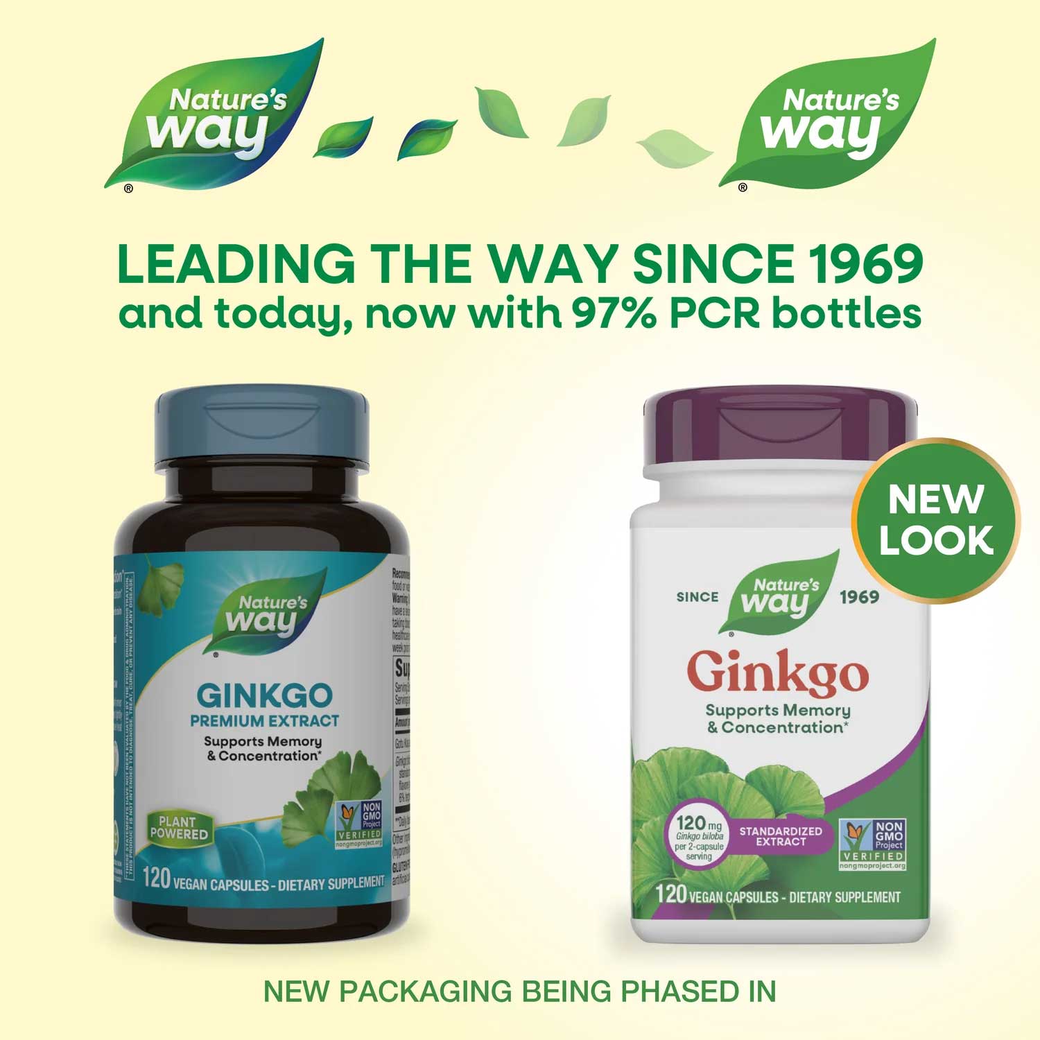 Nature's Way Ginkgo Standardized Extract New Look