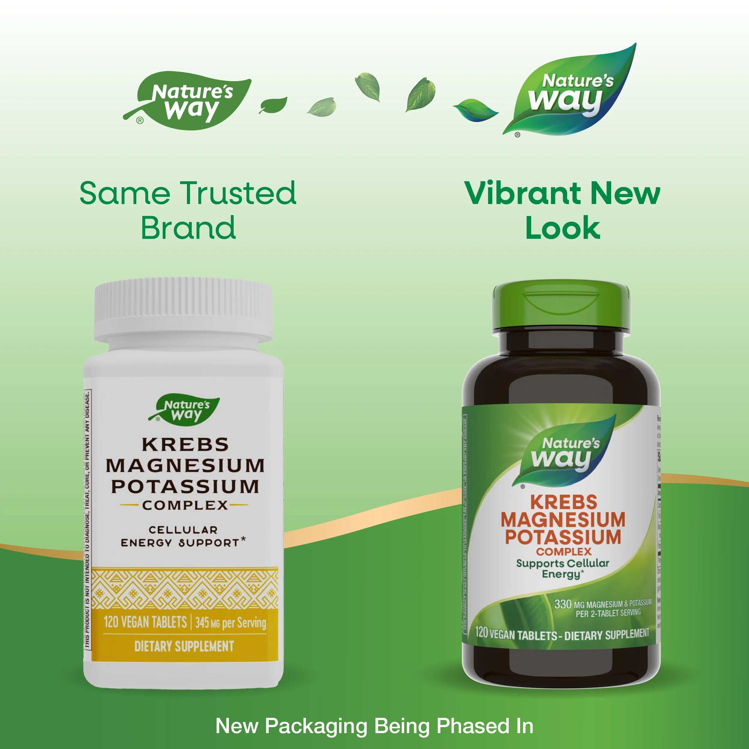 Nature's Way Krebs Magnesium Potassium Complex New Look