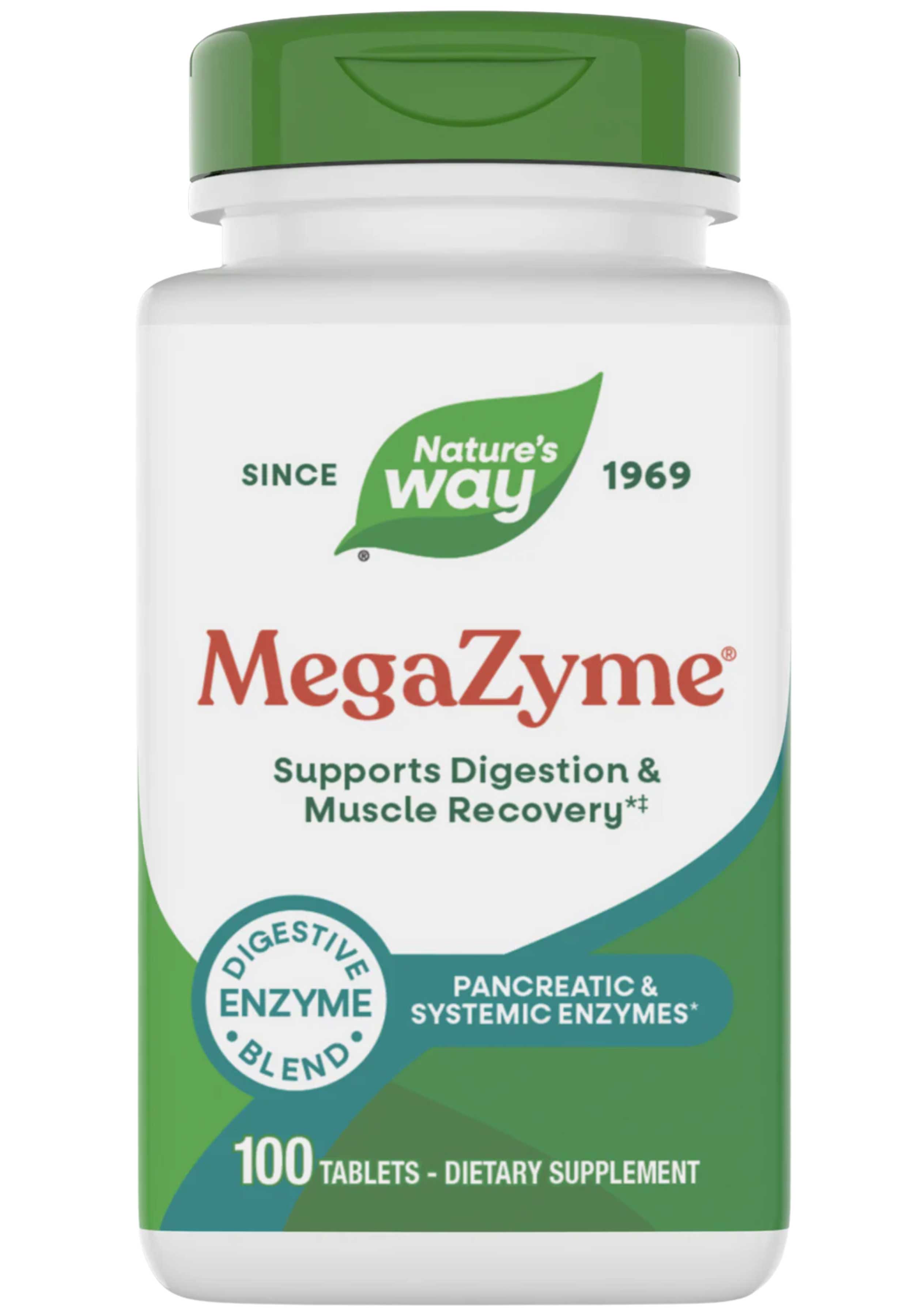 Nature's Way MegaZyme Dual Action Enzymes (Formerly Pancreatic & Systemic)