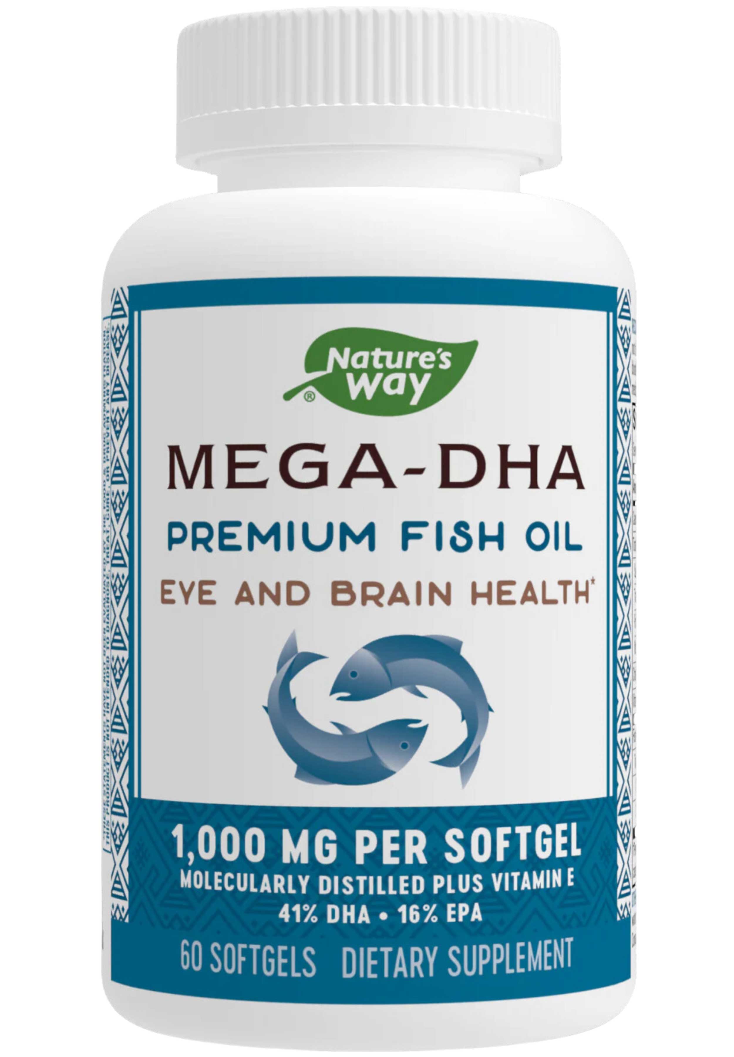 Nature's Way Mega-DHA Premium Fish Oil (Formerly EfaGold Mega-DHA)