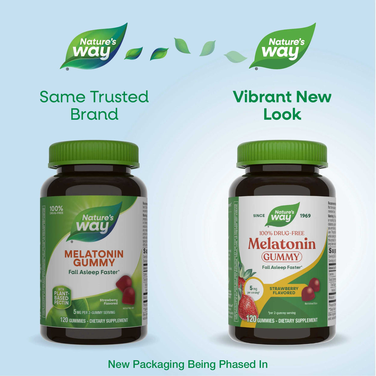 Nature's Way Melatonin Gummy New Look