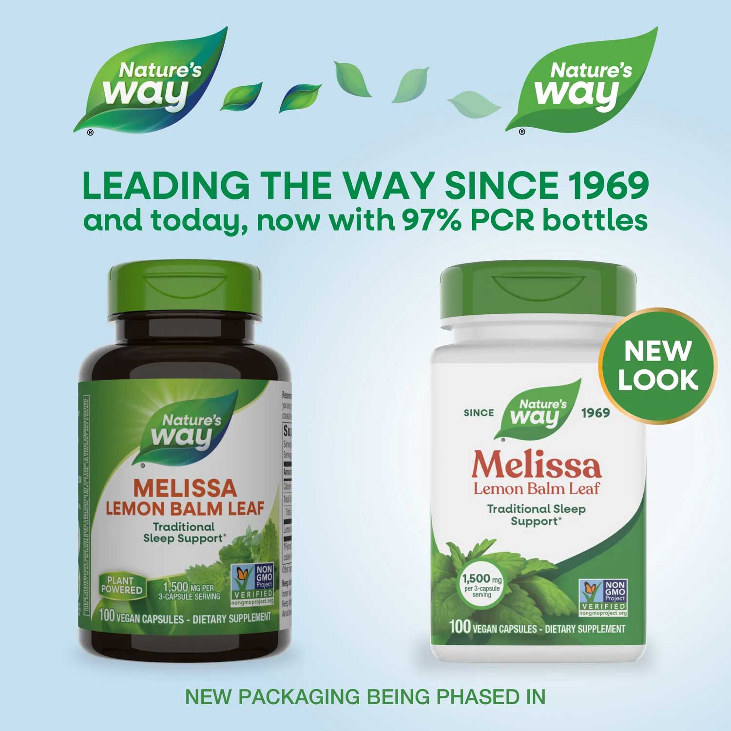 Nature's Way Melissa Lemon Balm Leaf New Look