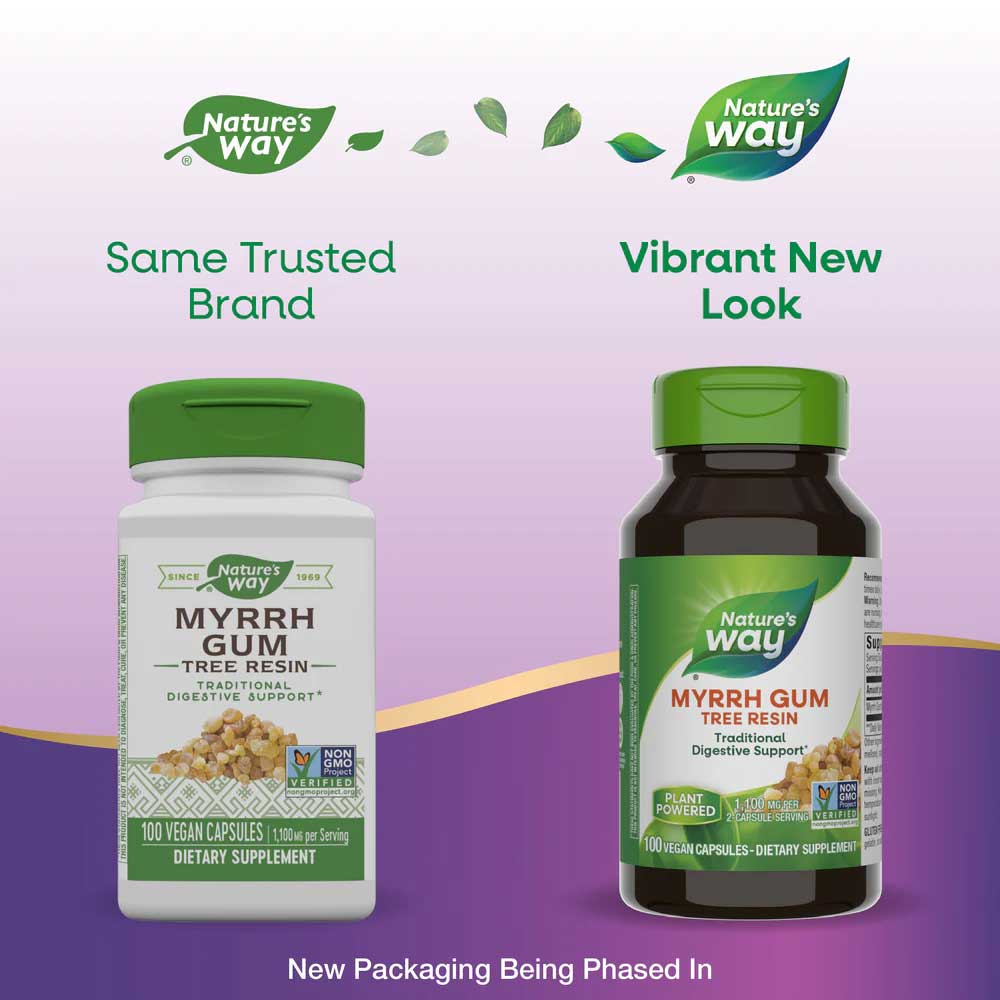 Nature's Way Myrrh Gum New Look