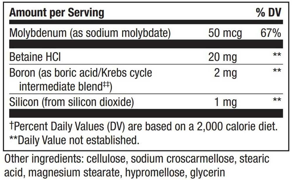 Nature's Way OsteoPrime Ingredients