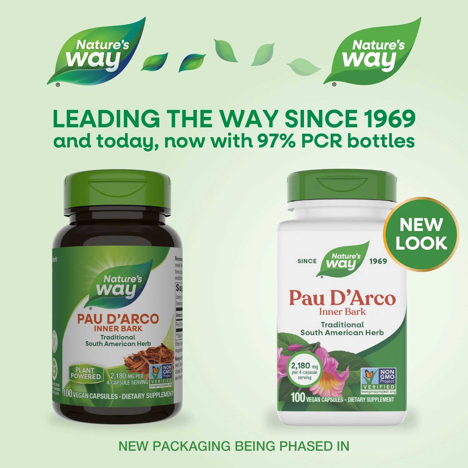 Nature's Way Pau D'Arco Inner Bark New Look