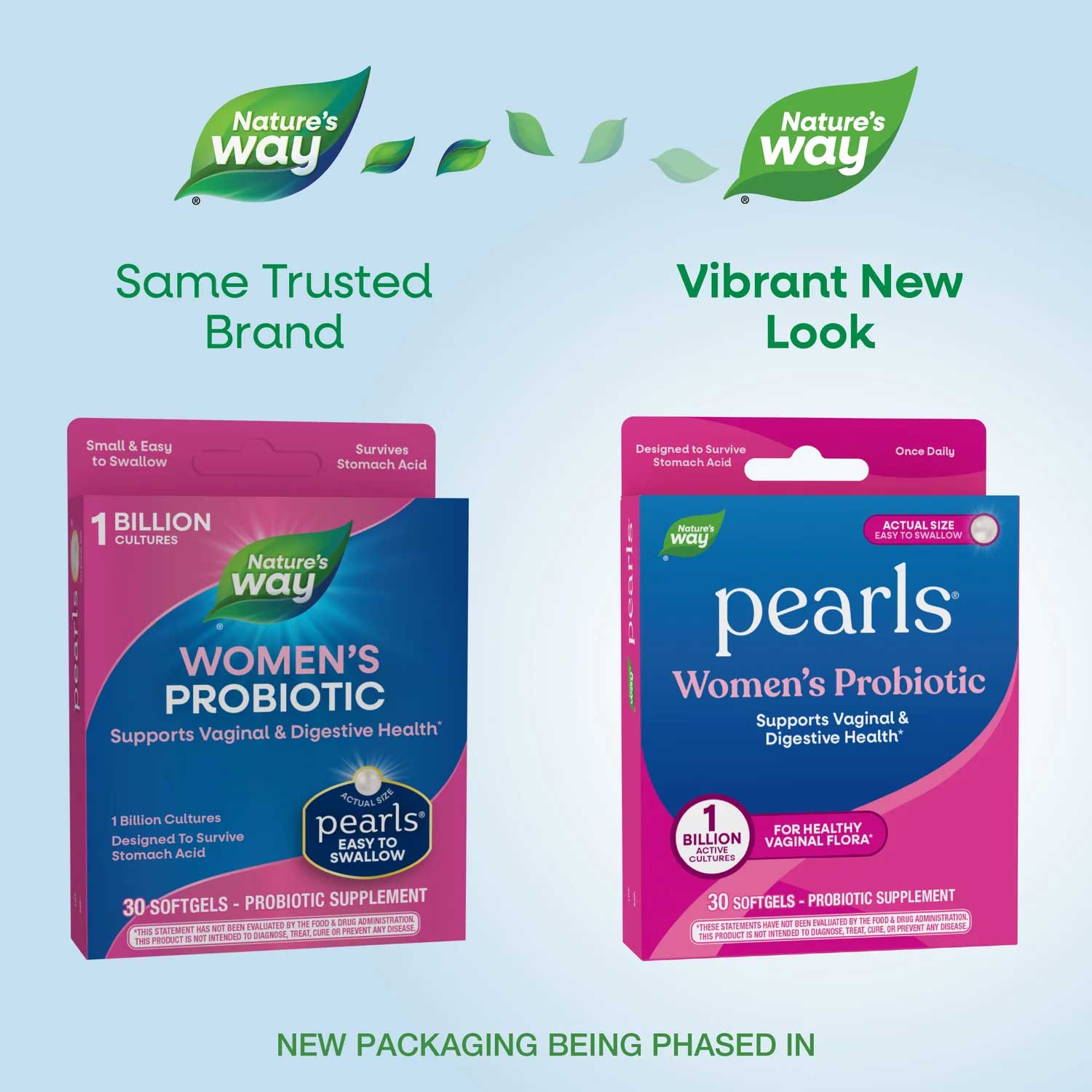 Nature's Way Women’s Probiotic Pearls New Look
