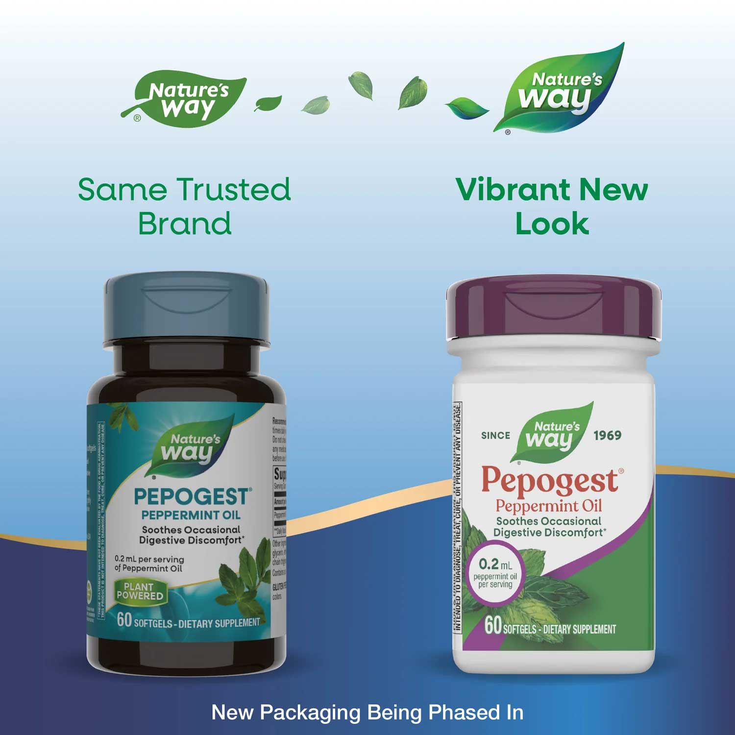 Nature's Way Pepogest Peppermint Oil New Look