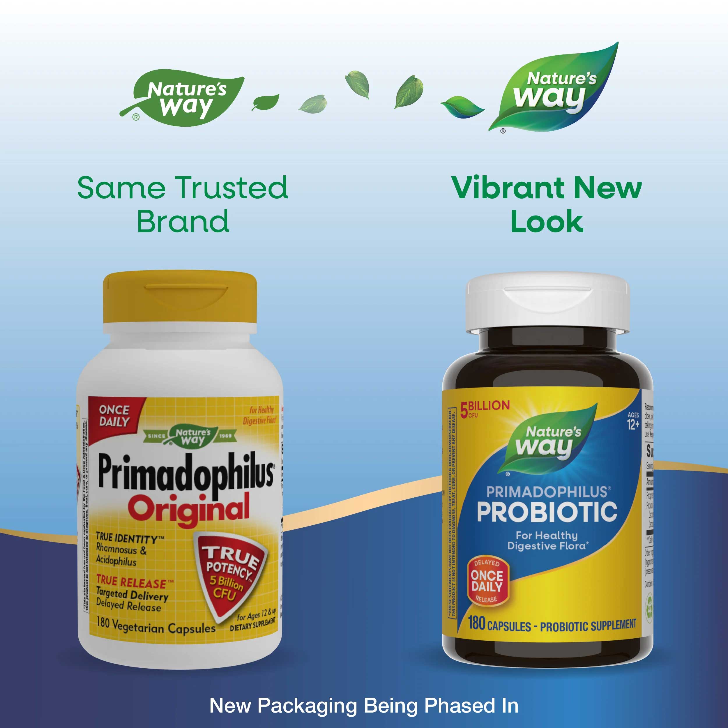 Nature's Way Primadophilus Probiotic New Look