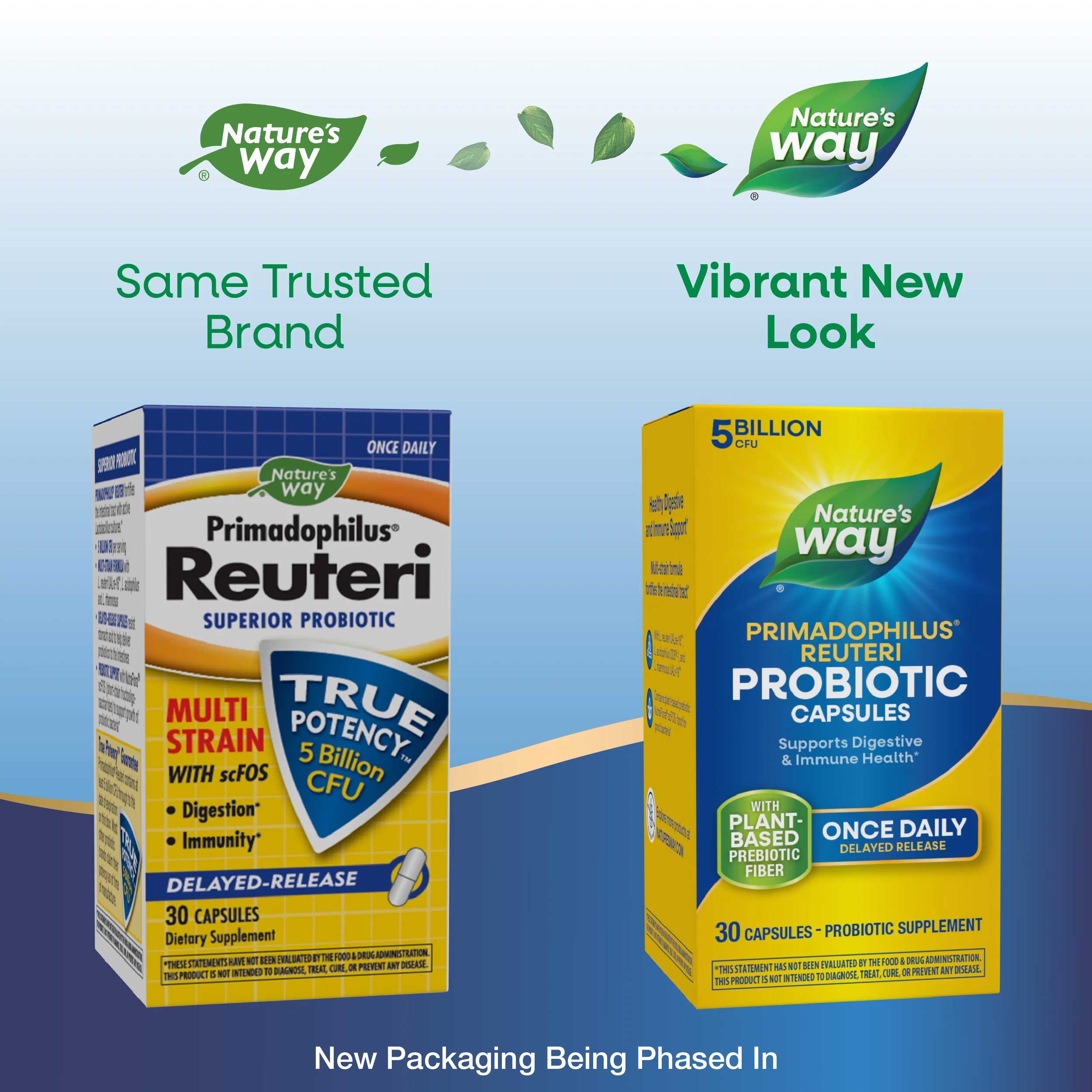 Nature's Way Primadophilus Reuteri Probiotic New Look