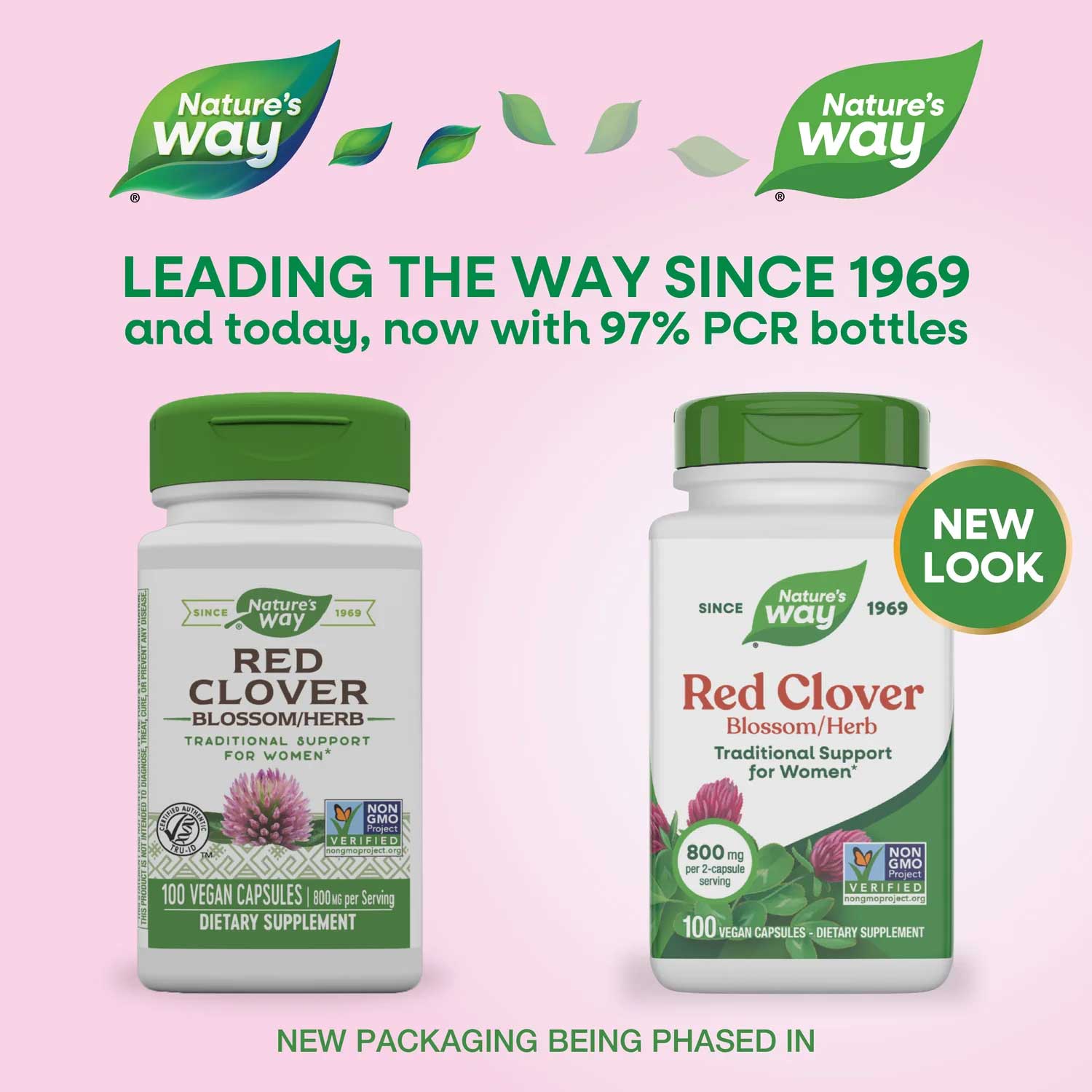 Nature's Way Red Clover Blossom/Herb New Look