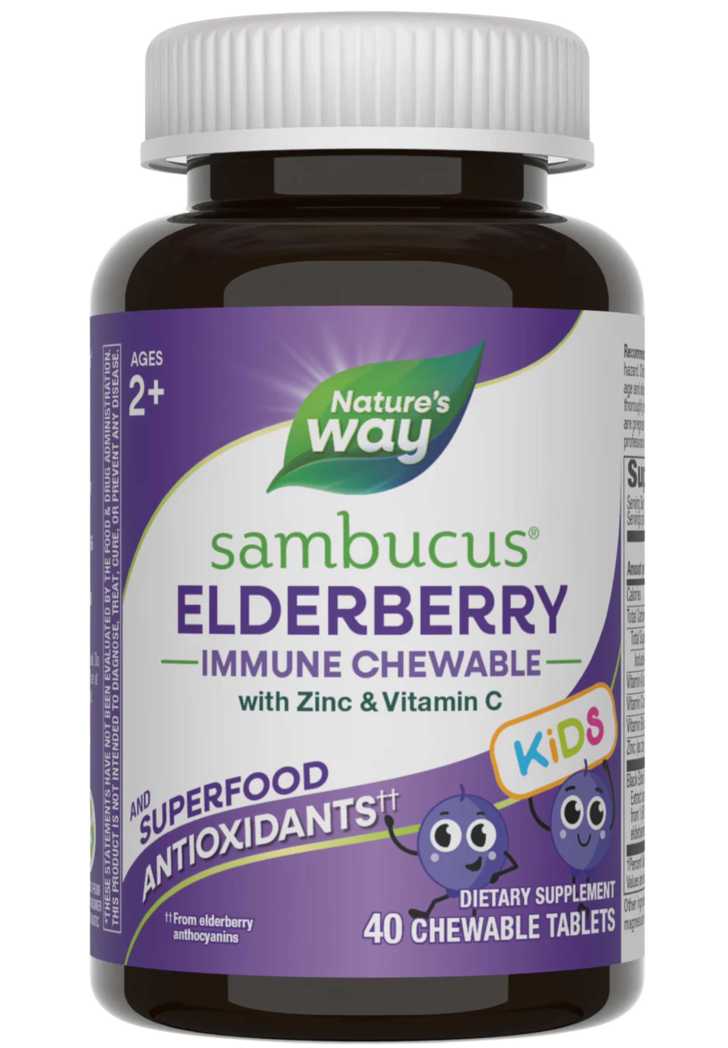 Nature's Way Sambucus Kids Immune Chewable