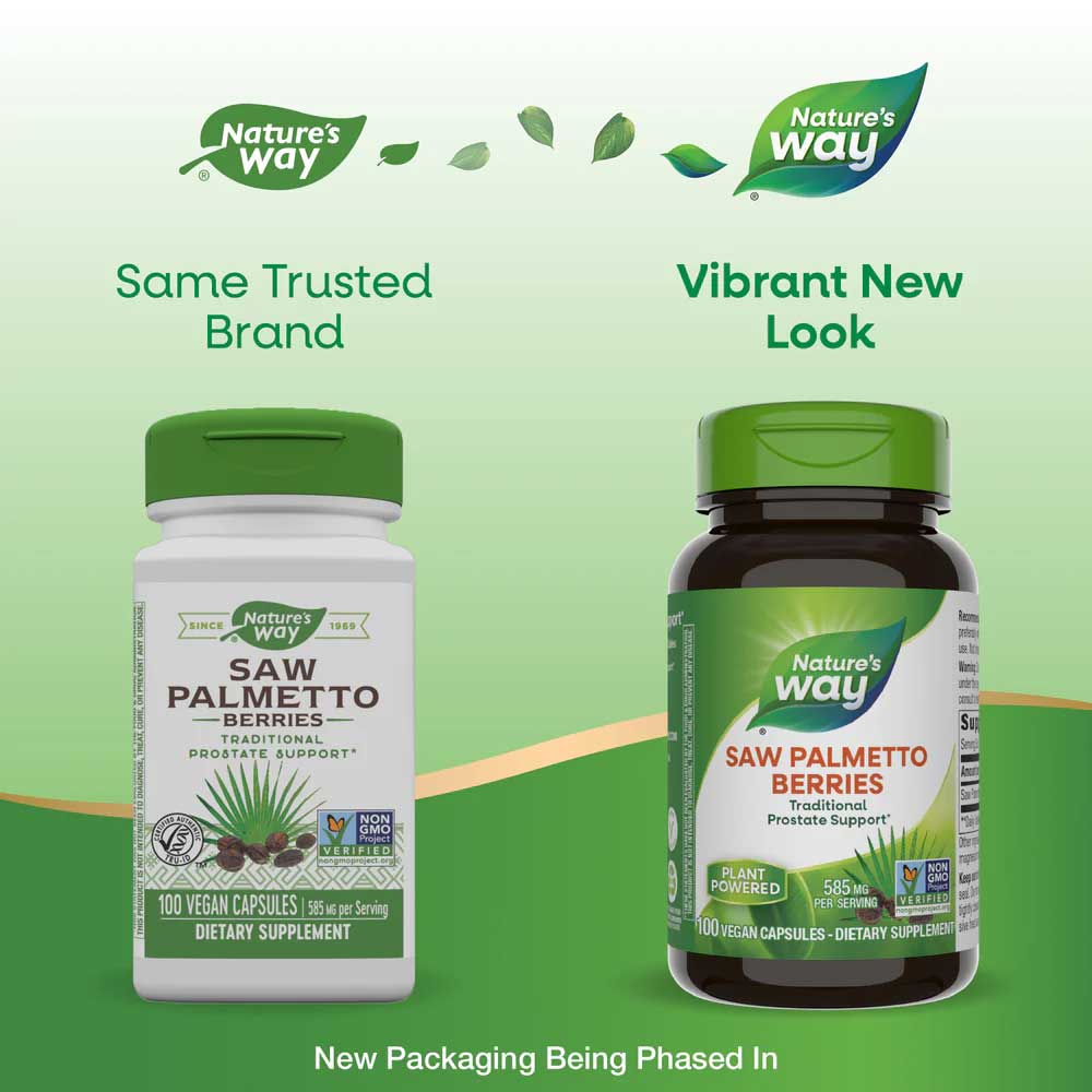 Nature's Way Saw Palmetto Berries New Look