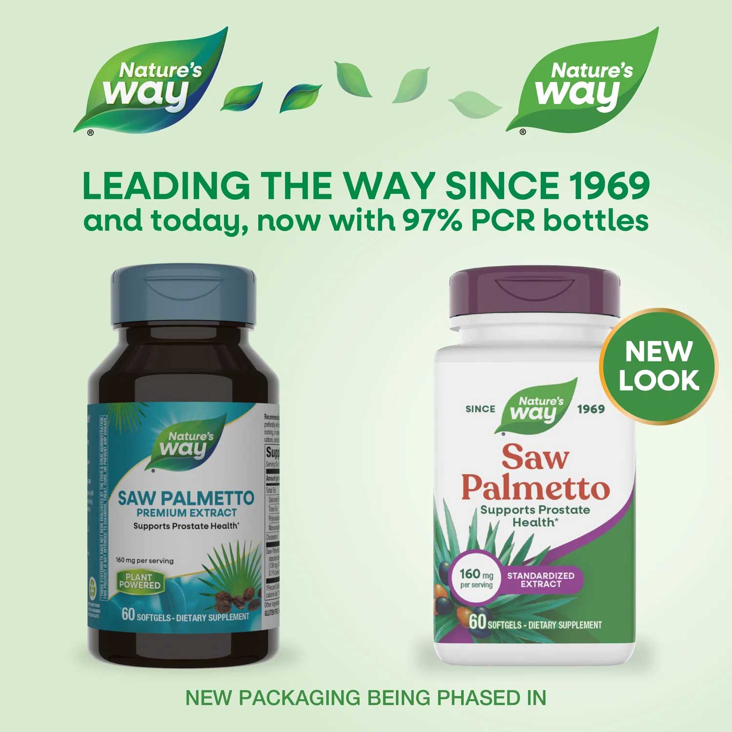 Nature's Way Saw Palmetto Standardized Extract New Look