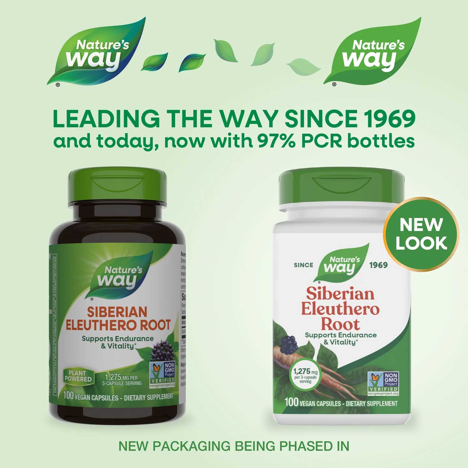 Nature's Way Siberian Eleuthero Root New Look