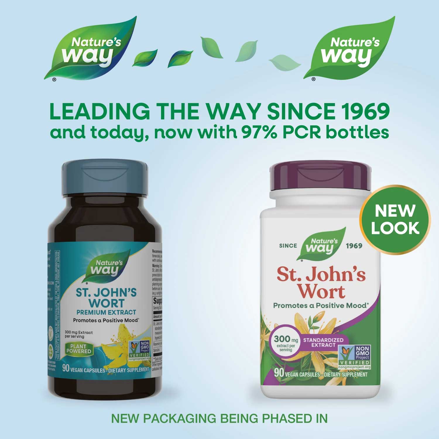 Nature's Way St. John's Wort Standardized Extract New Look