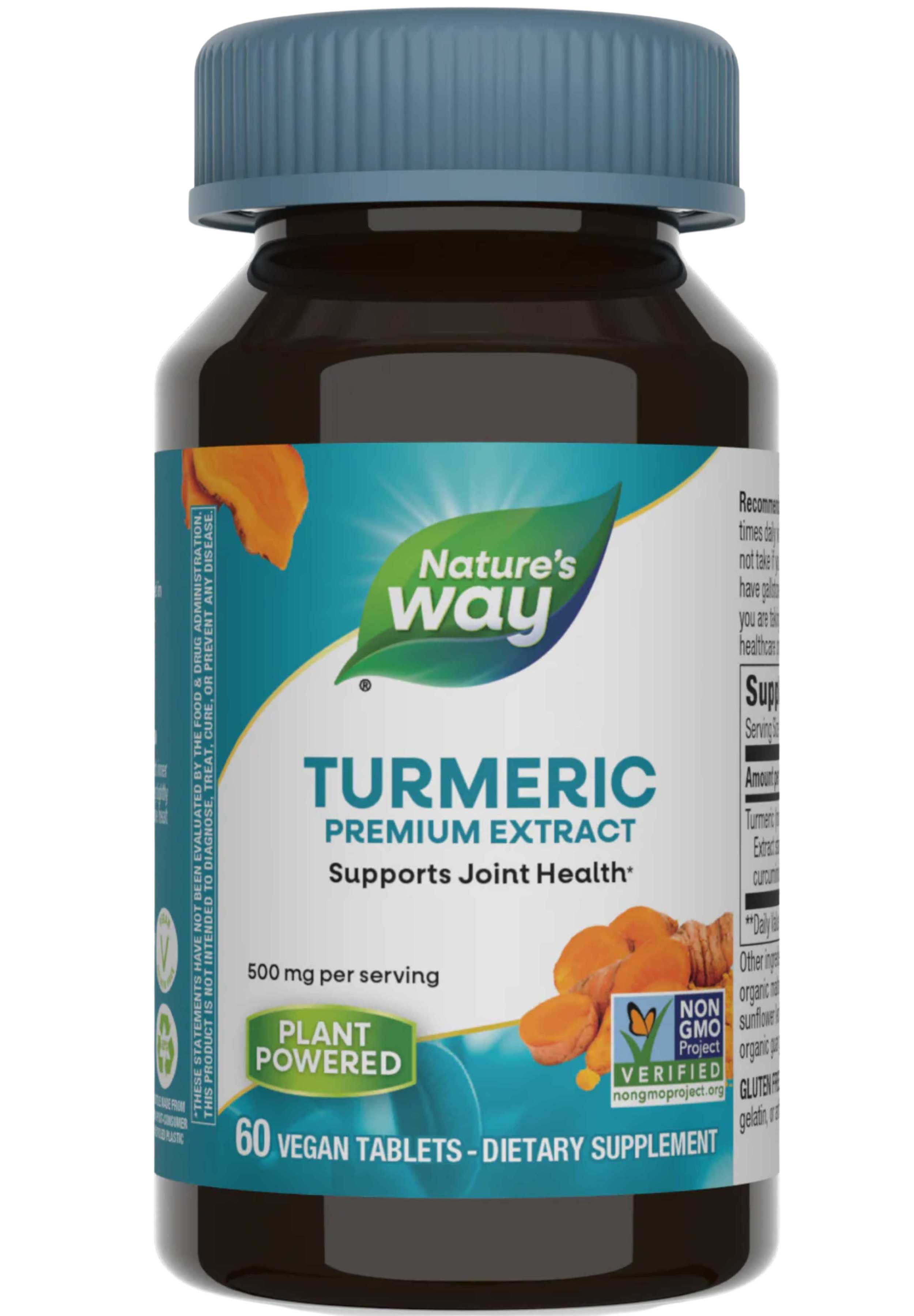 Nature's Way Turmeric Premium Extract (500 mg per serving)