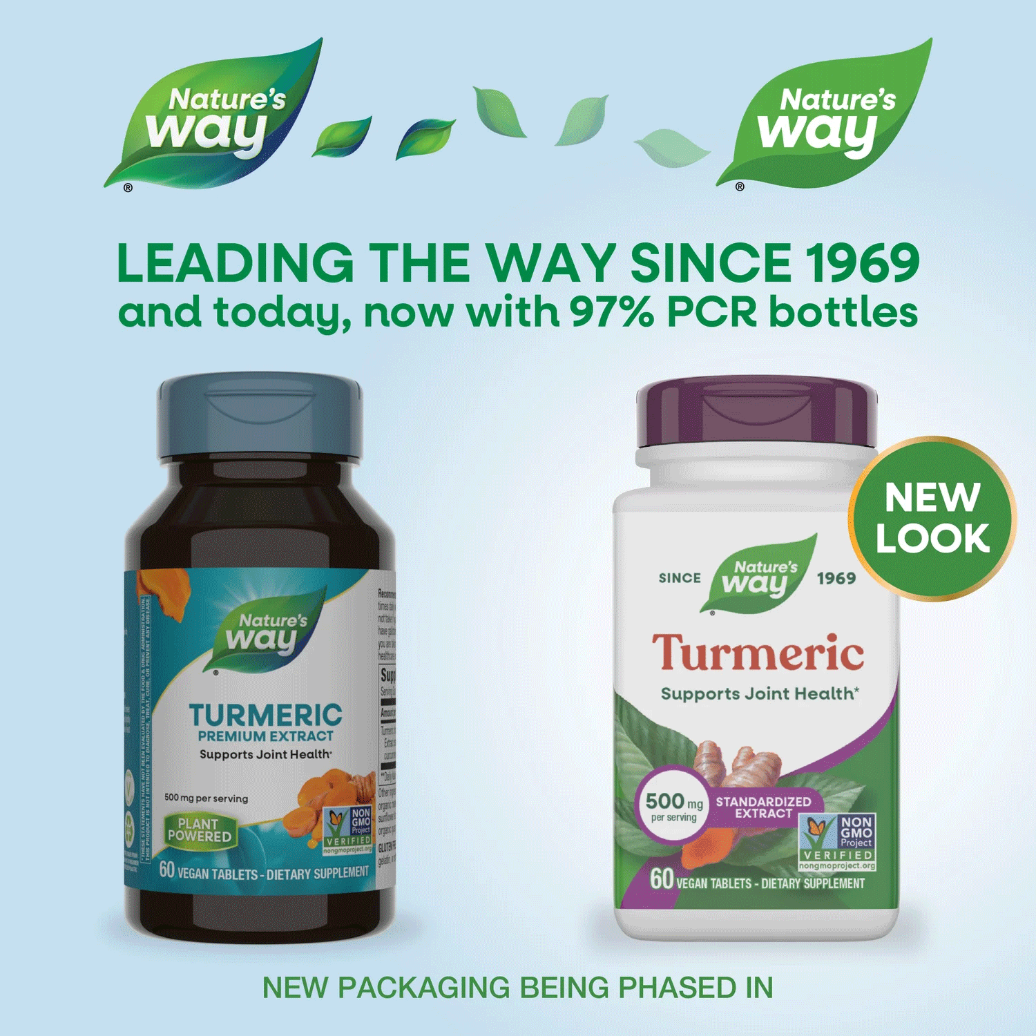 Nature's Way Turmeric Standardized Extract 500 mg New Look