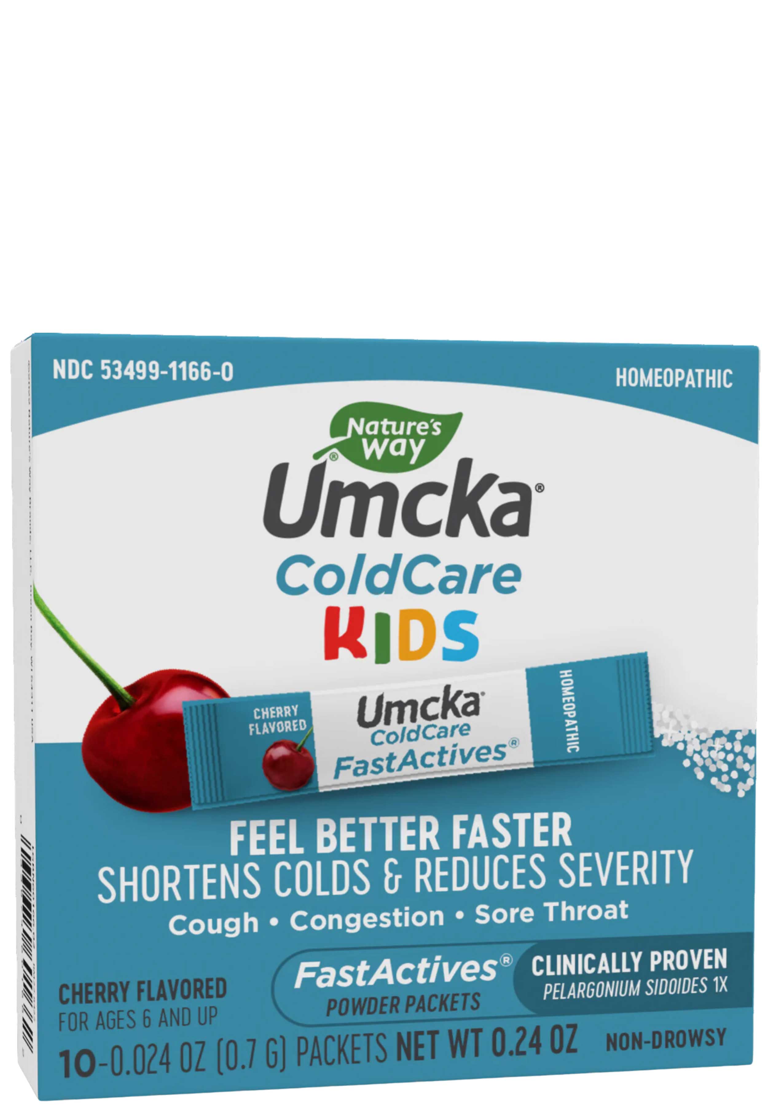Nature's Way Umcka ColdCare Kids FastActives (Cherry)