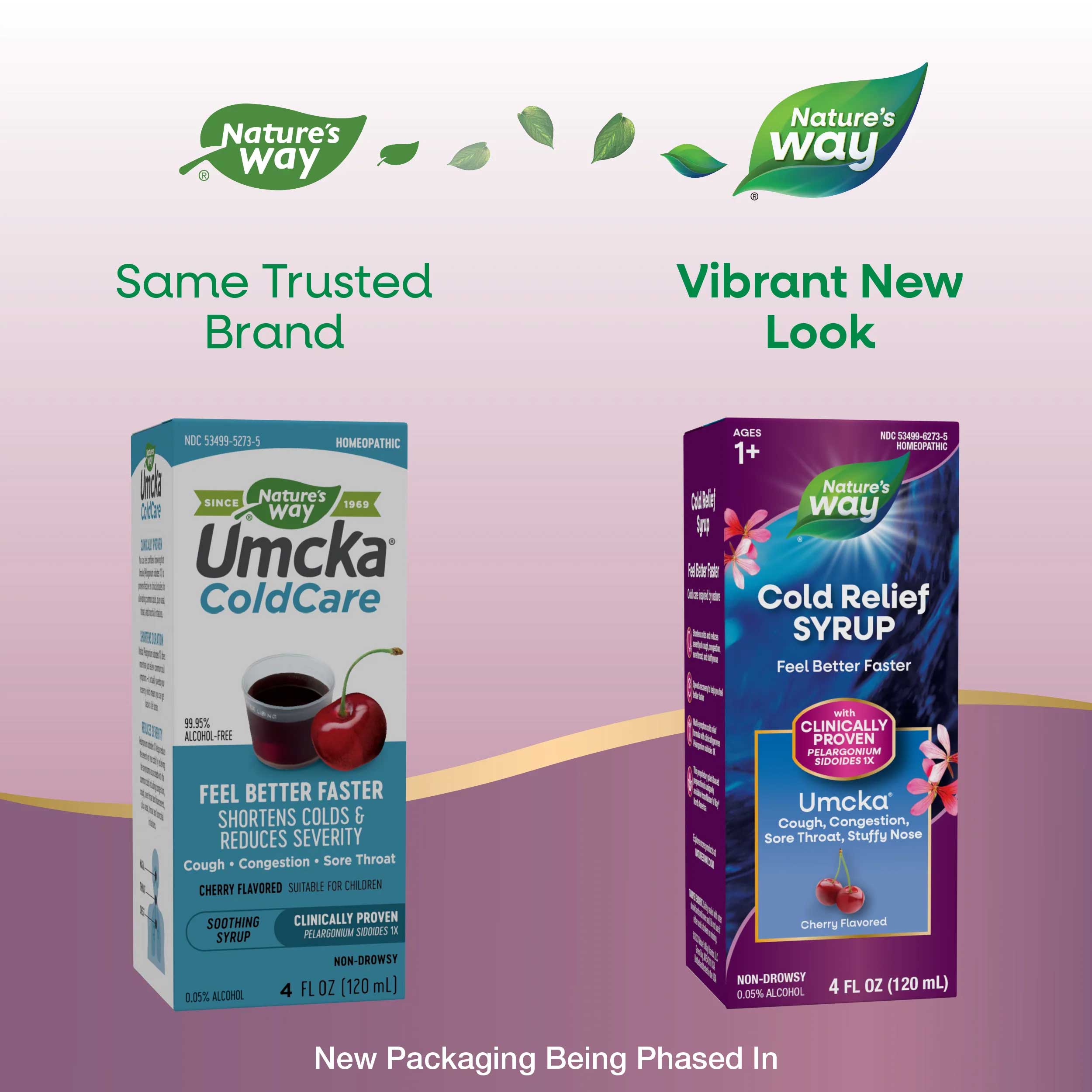 Nature's Way Cold Relief (Formerly Umcka ColdCare) Syrup (Cherry) New Look