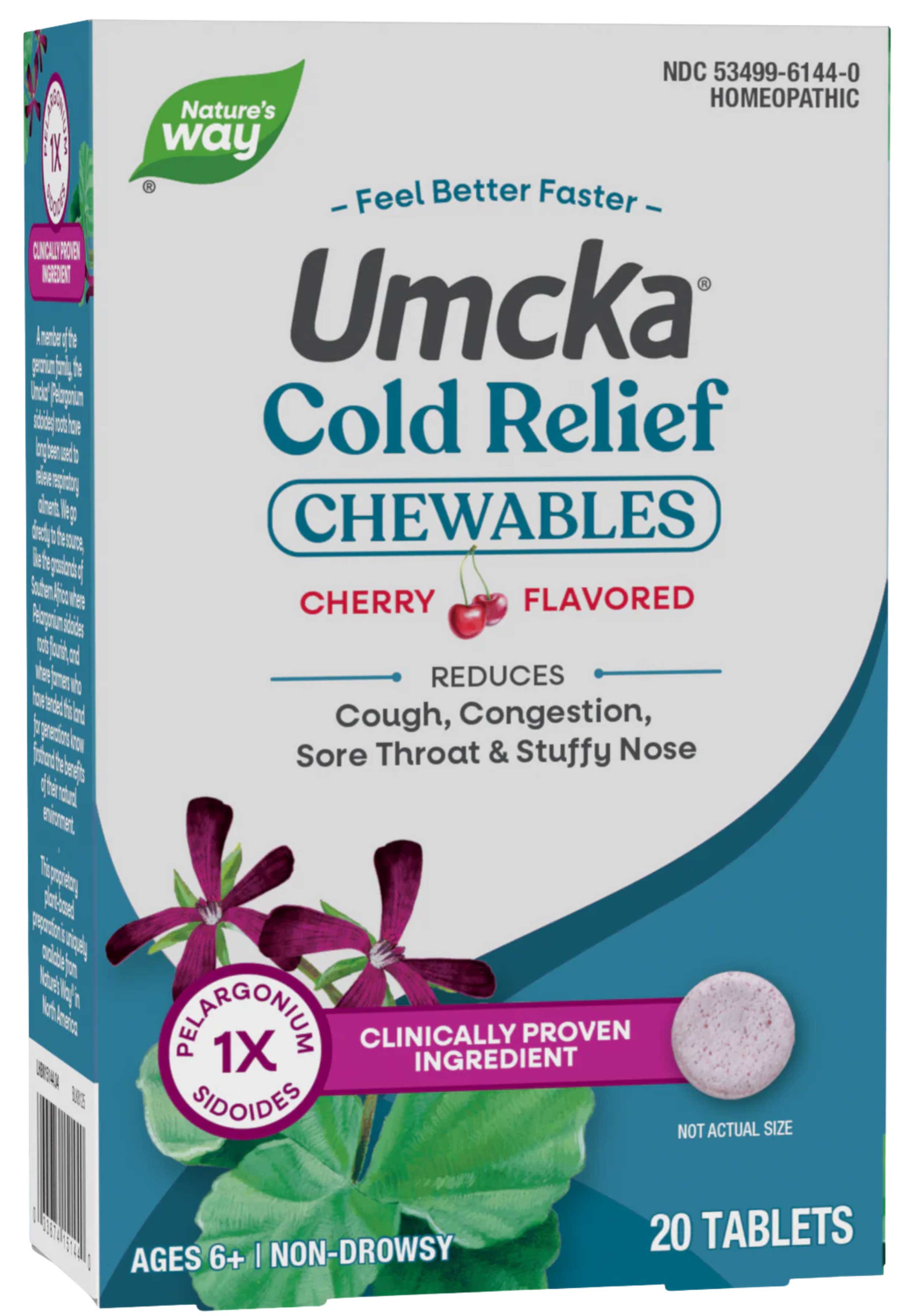 Nature's Way Umcka Cold Relief Chewables