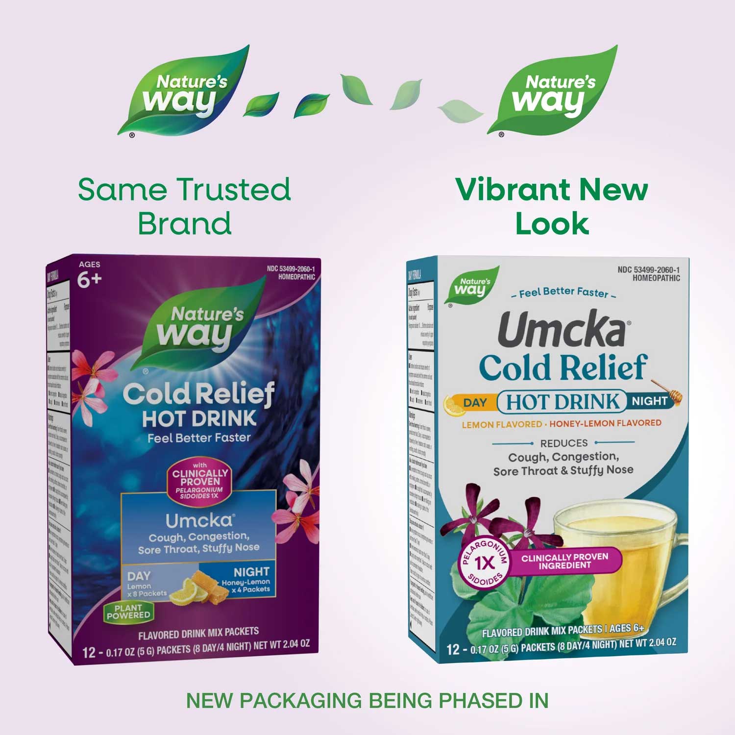 Nature's Way Umcka Cold Relief Hot Drink Day + Night New Look