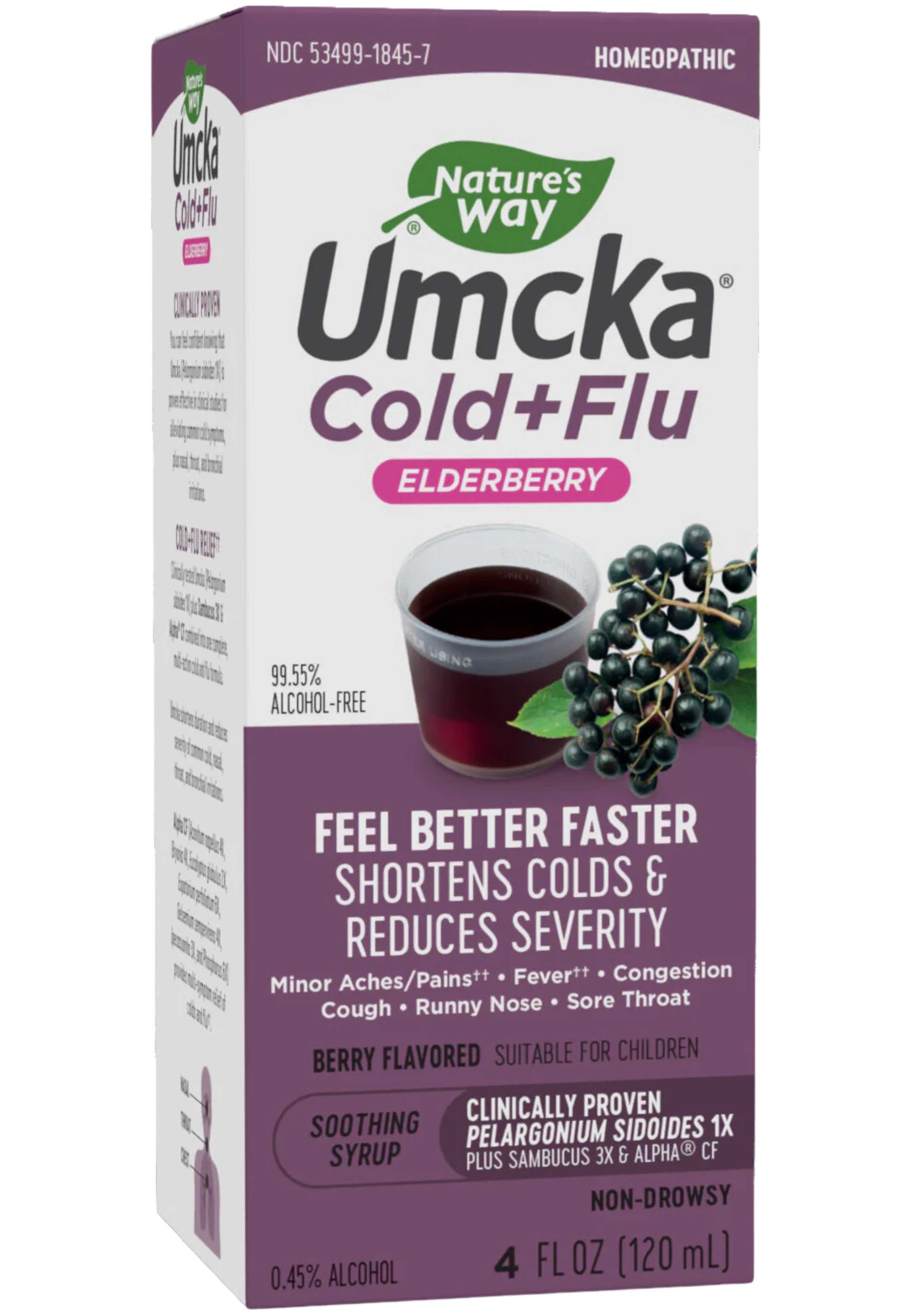 Nature's Way Umcka Elderberry Cold+Flu Syrup