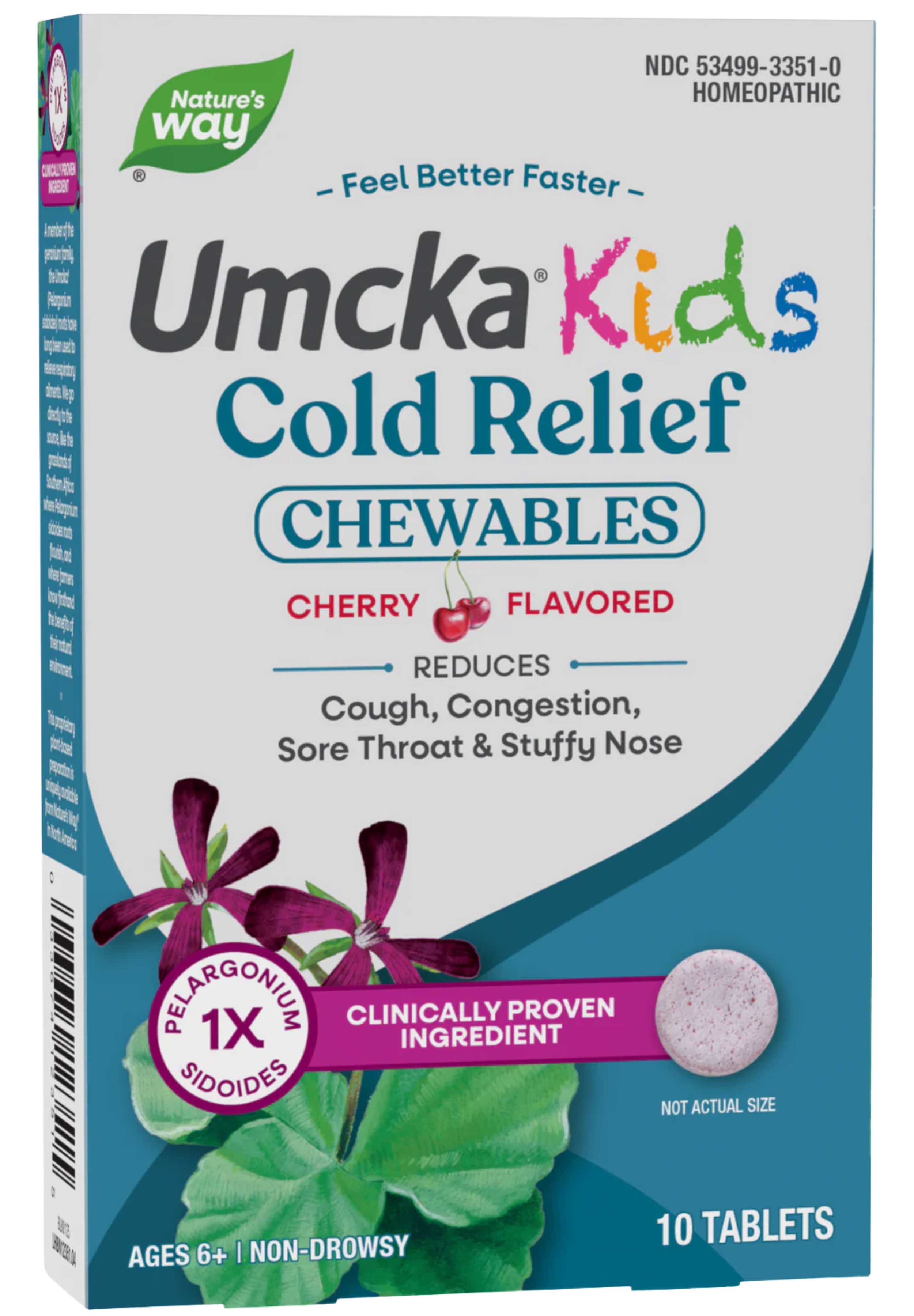 Nature's Way Umcka Kids Cold Relief Chewables (Formerly ColdCare Kids)