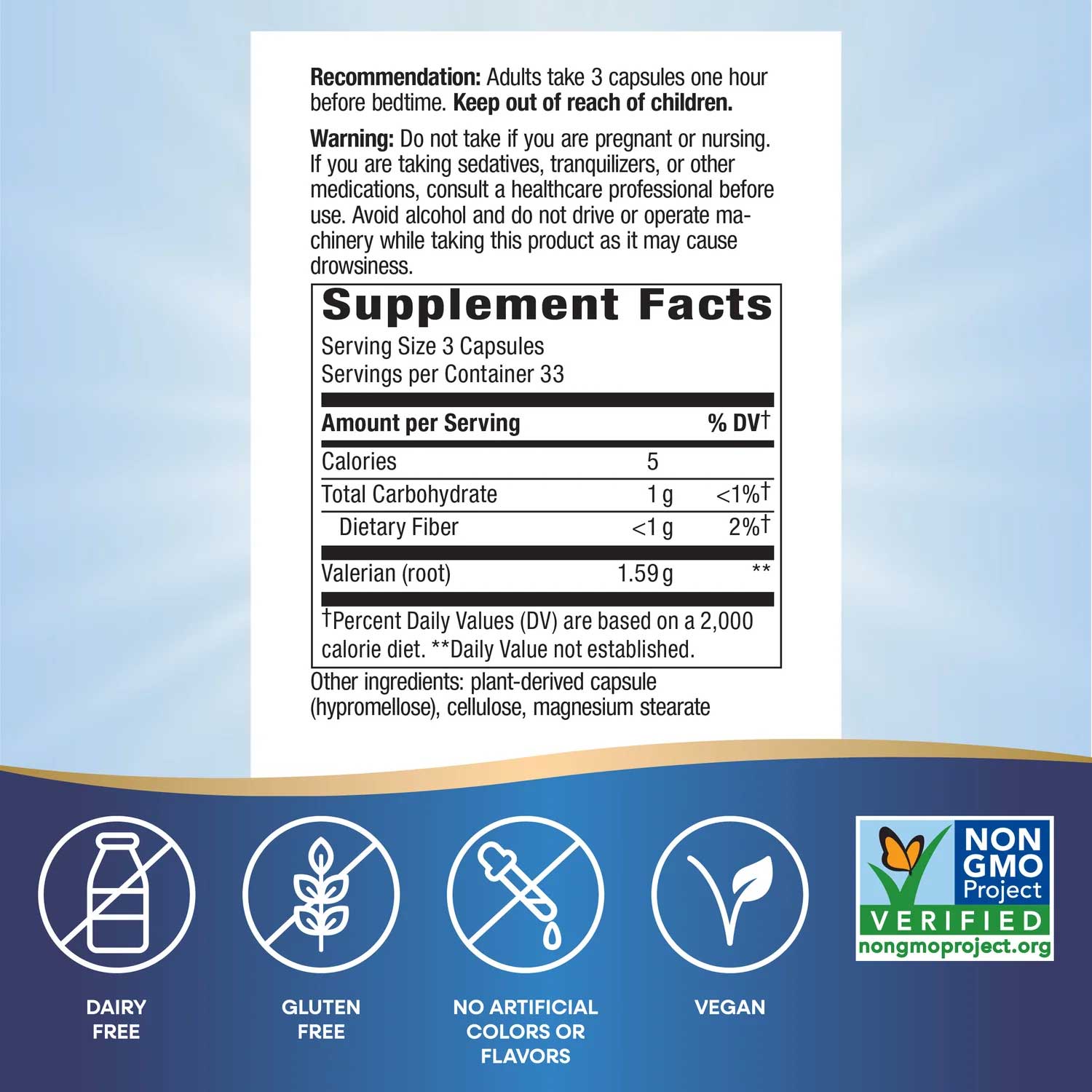 Nature's Way Valerian Root Ingredients